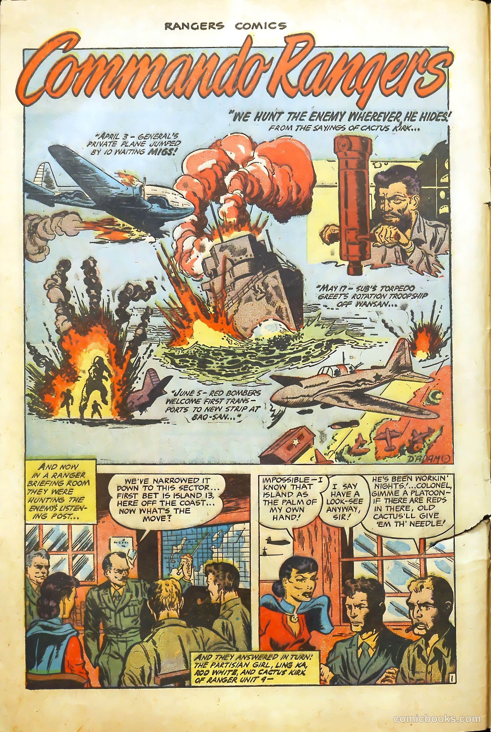 Rangers Comics #66 (1952) — page 4 of 37