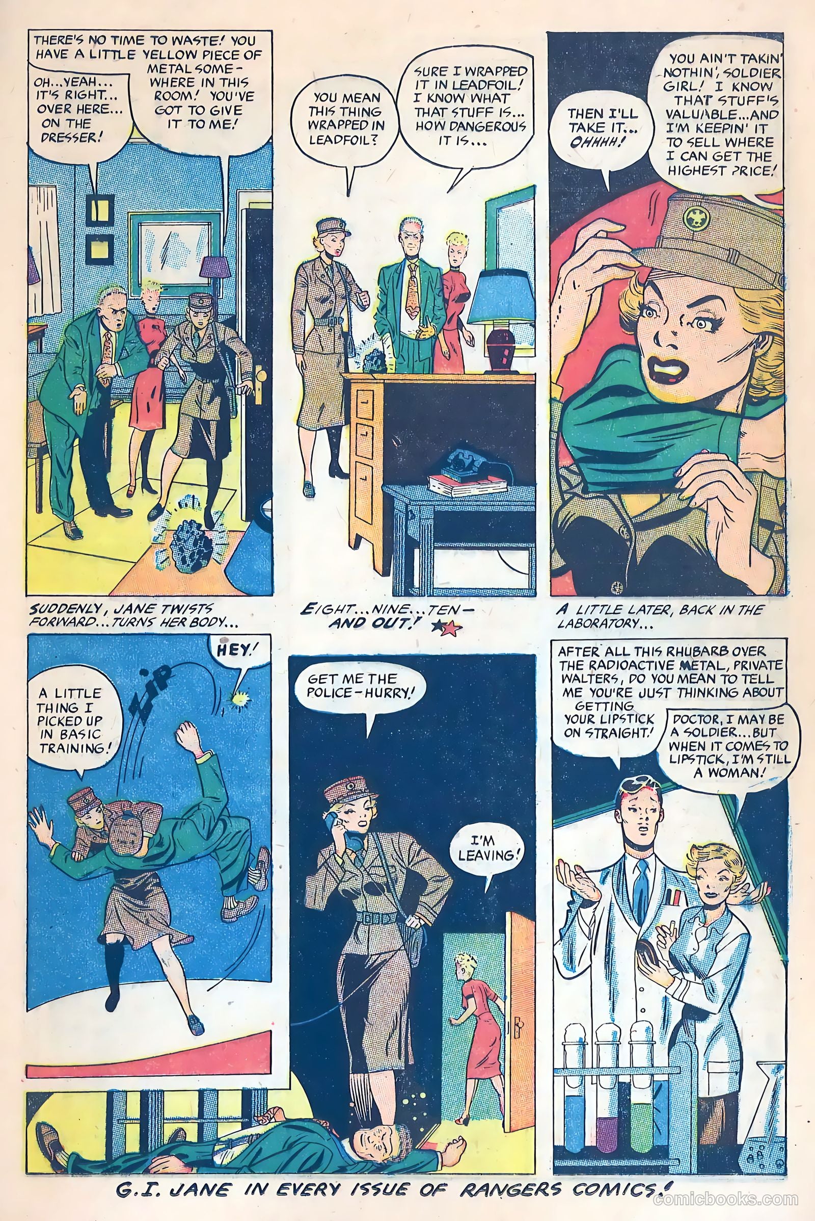 Rangers Comics #67 (1952) — page 17 of 36