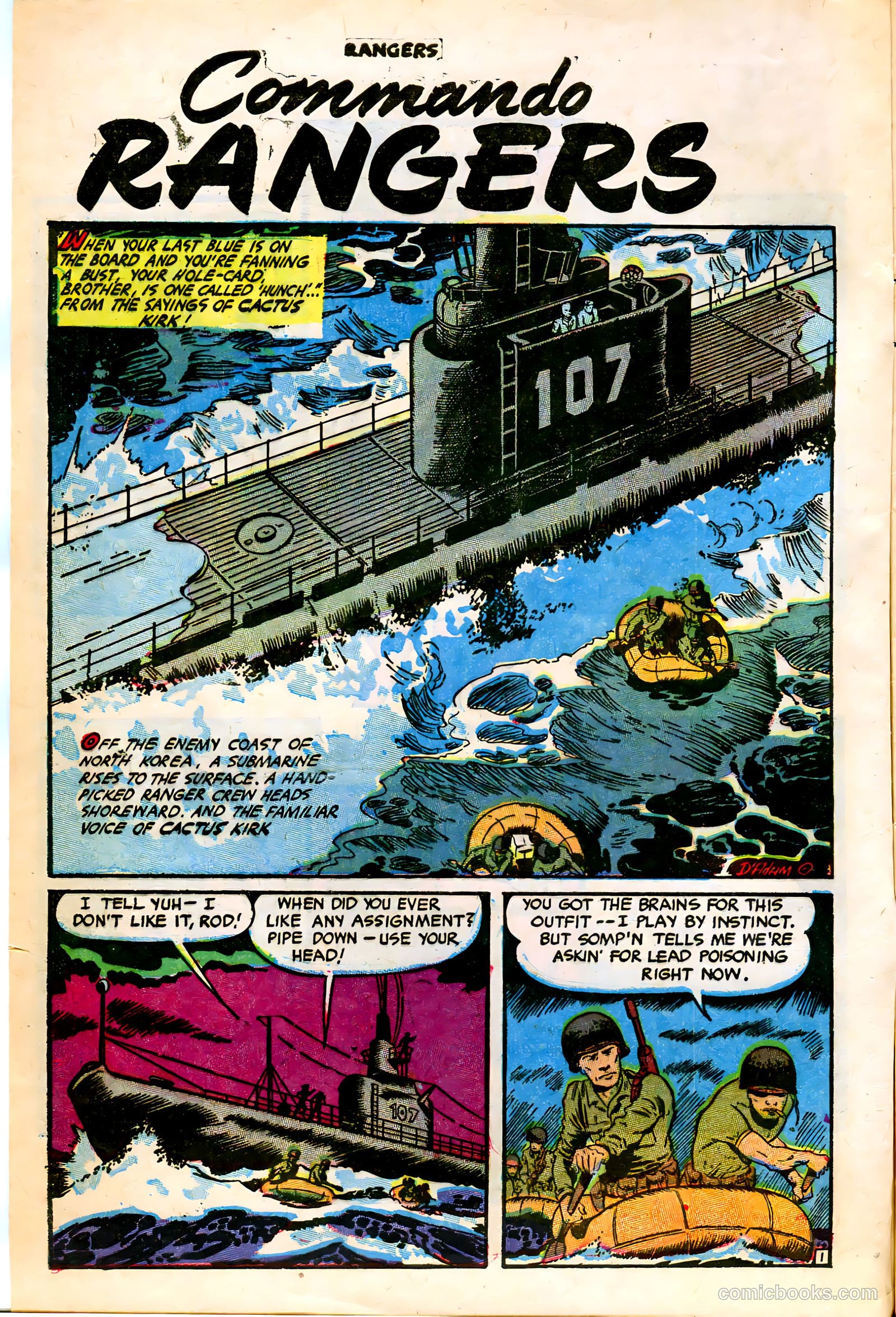 Rangers Comics #68 (1952) — page 4 of 36