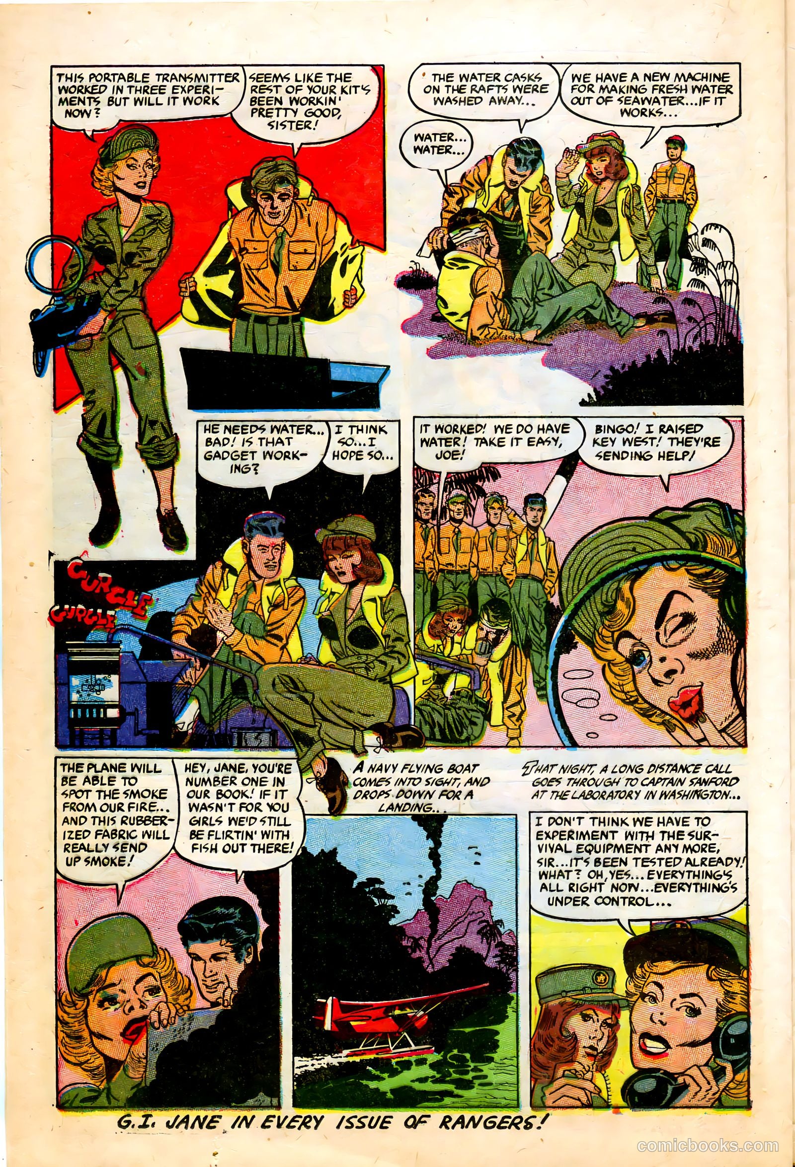 Rangers Comics #68 (1952) — page 24 of 36