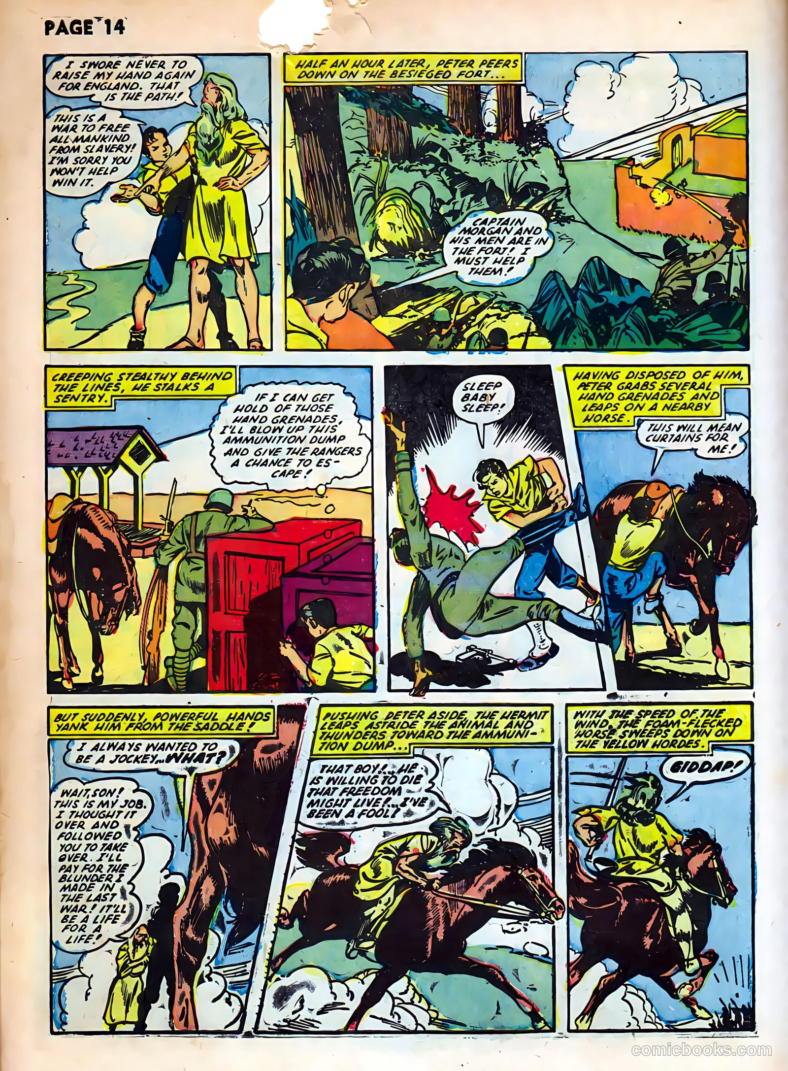 Rangers Comics #7 (1942) — page 16 of 68
