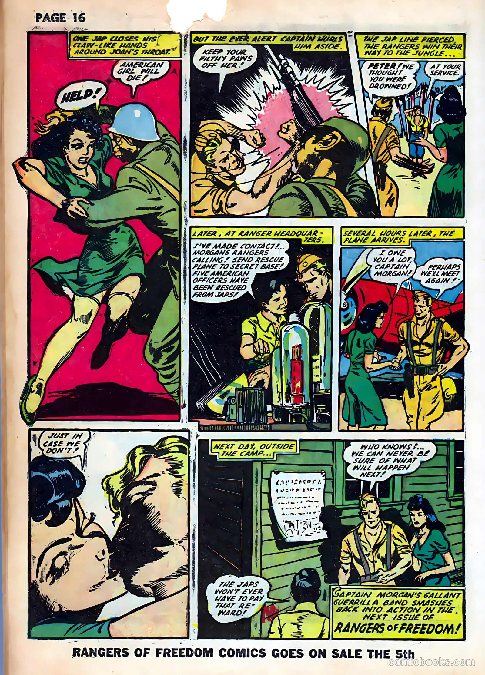 Rangers Comics #7 (1942) — page 18 of 68