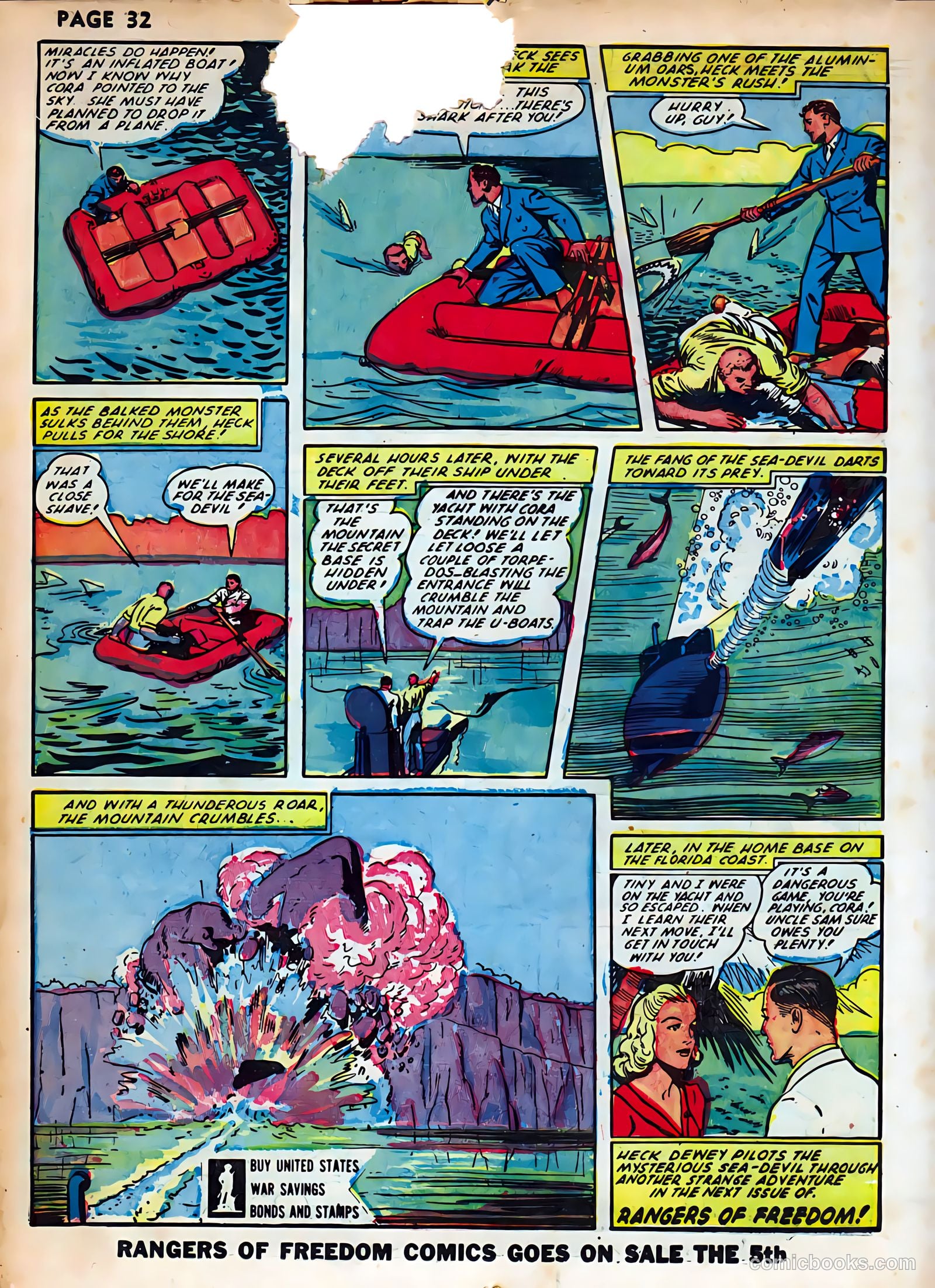 Rangers Comics #7 (1942) — page 34 of 68