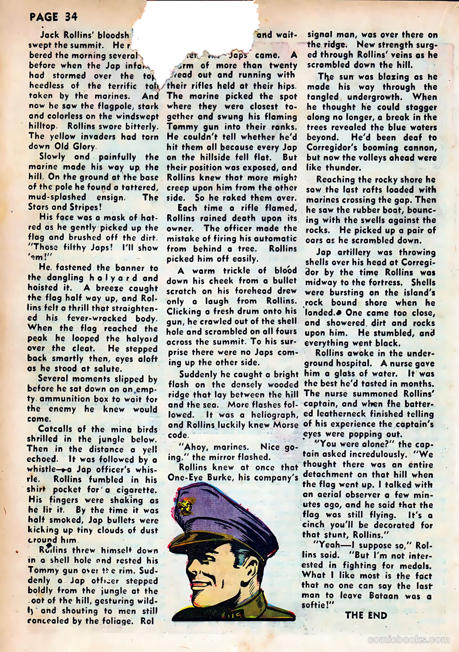 Rangers Comics #7 (1942) — page 36 of 68
