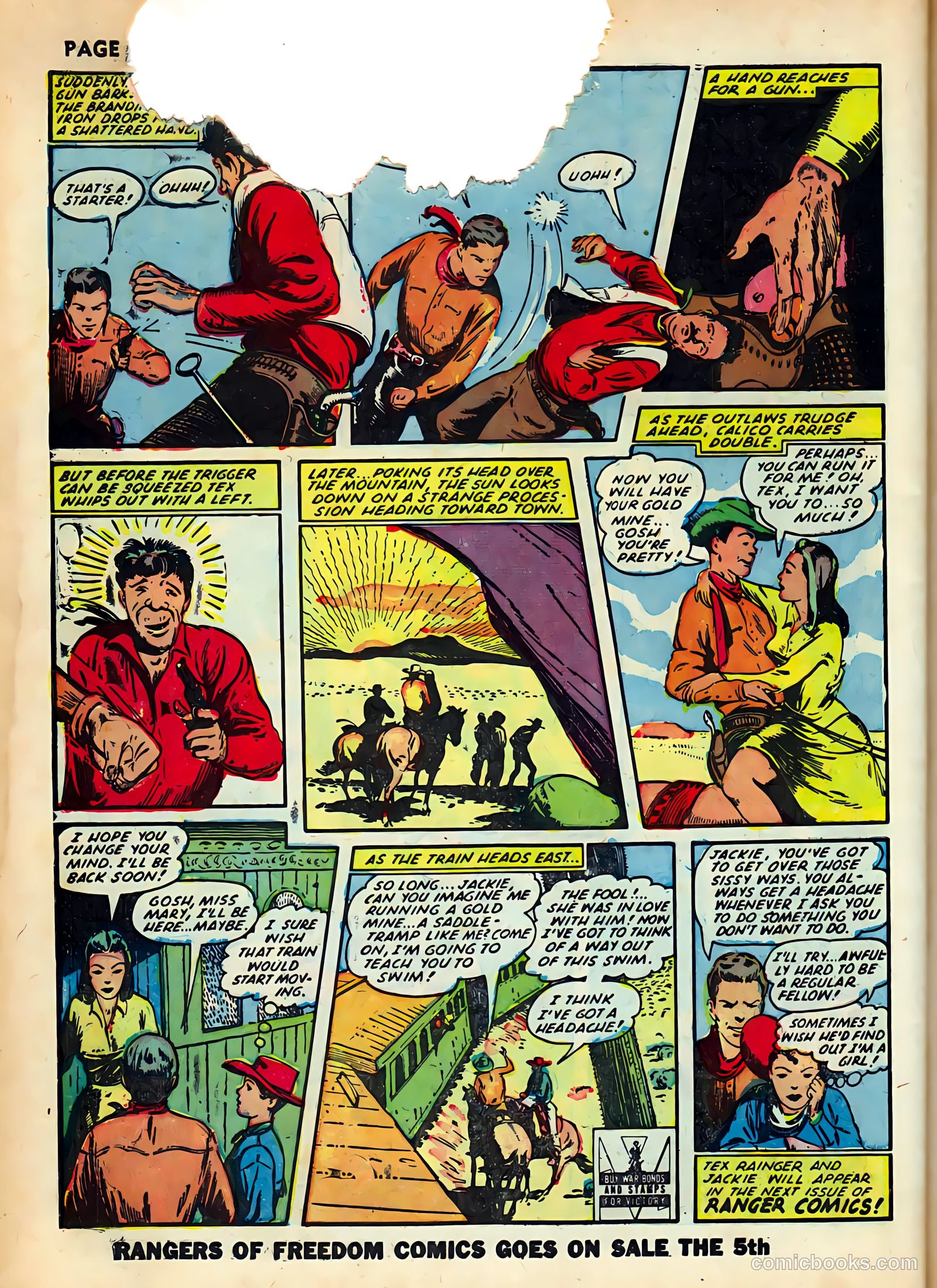 Rangers Comics #7 (1942) — page 56 of 68