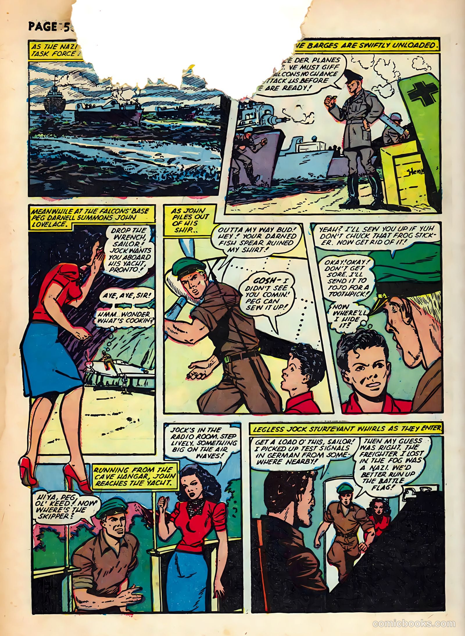 Rangers Comics #7 (1942) — page 58 of 68