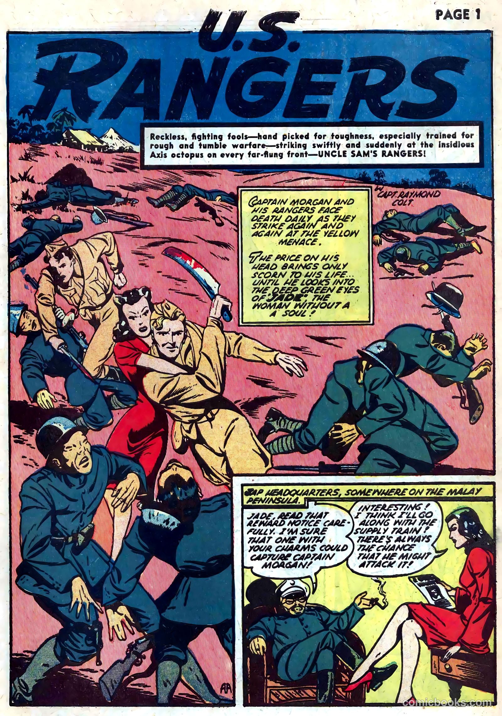 Rangers Comics #8 (1942) — page 3 of 68