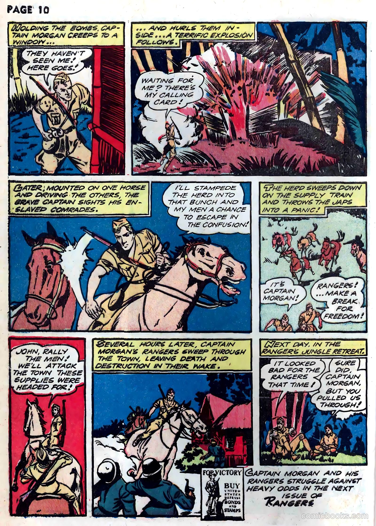 Rangers Comics #8 (1942) — page 12 of 68