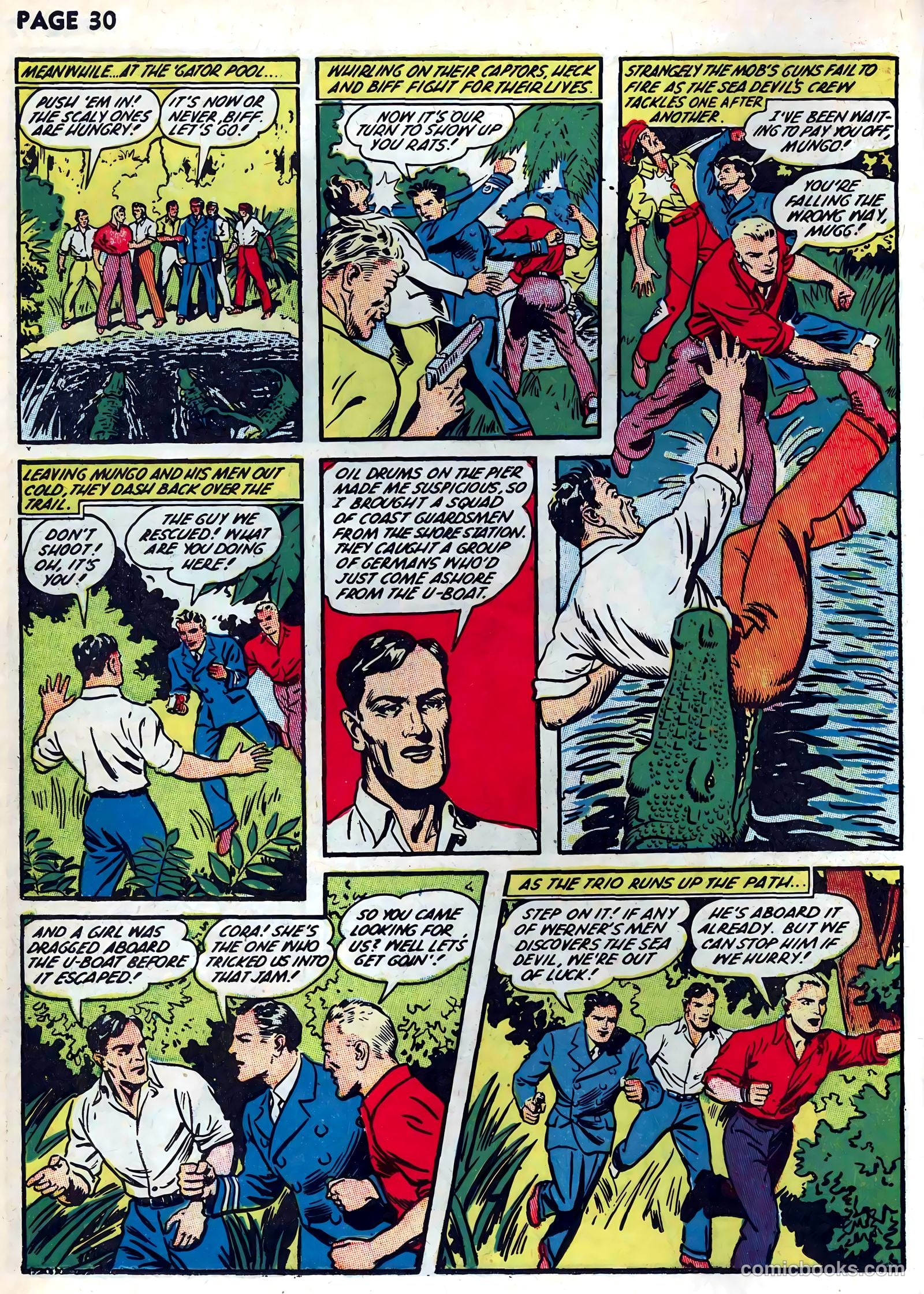 Rangers Comics #8 (1942) — page 32 of 68