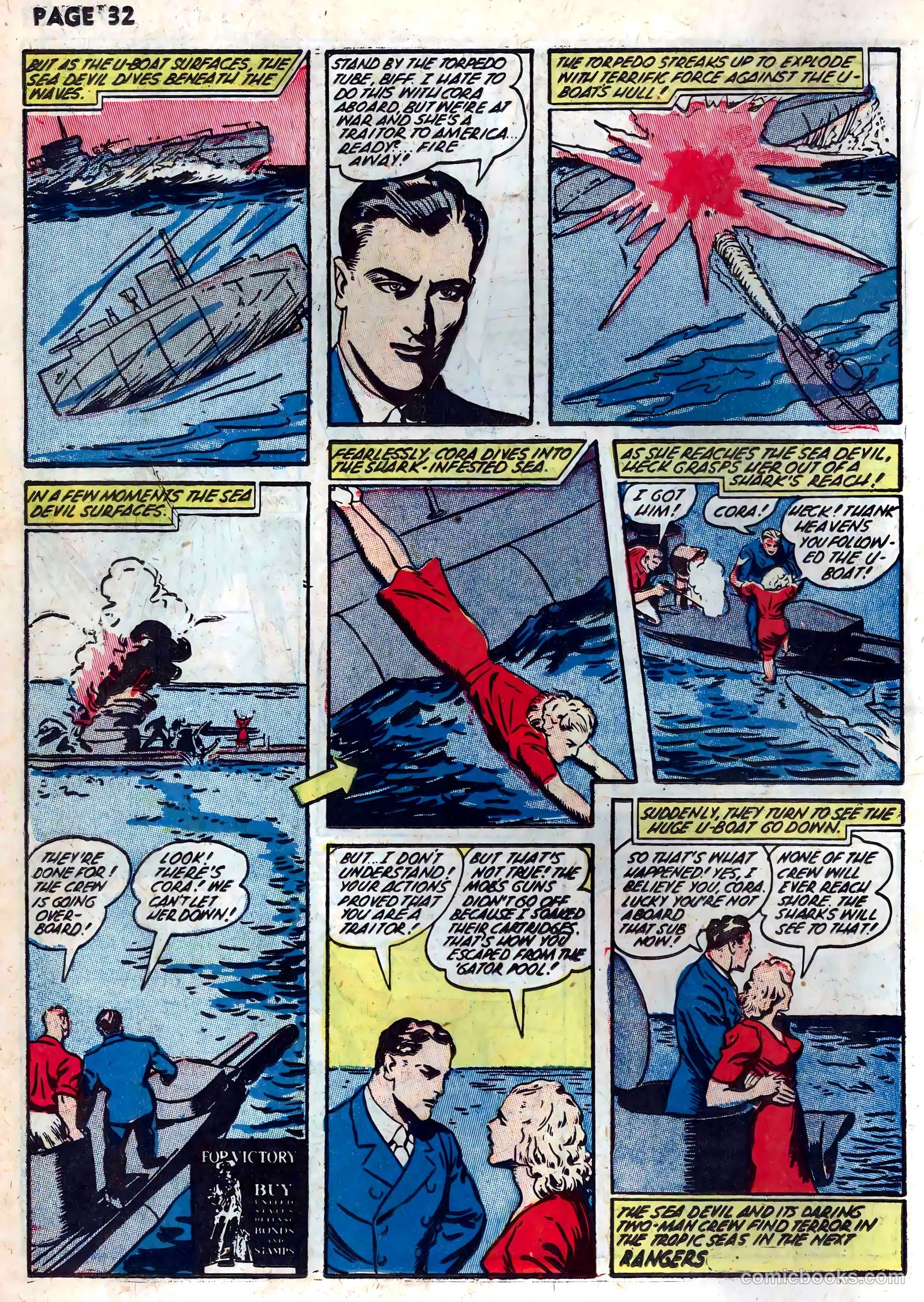 Rangers Comics #8 (1942) — page 34 of 68