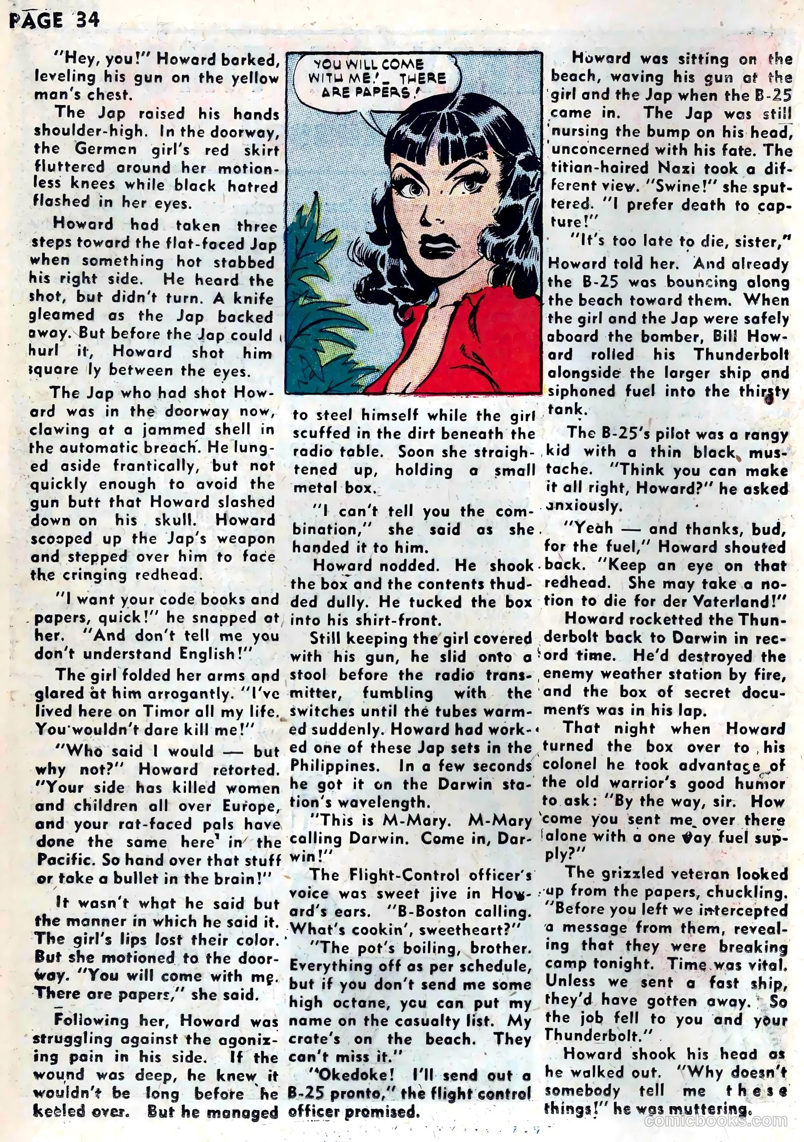 Rangers Comics #8 (1942) — page 36 of 68