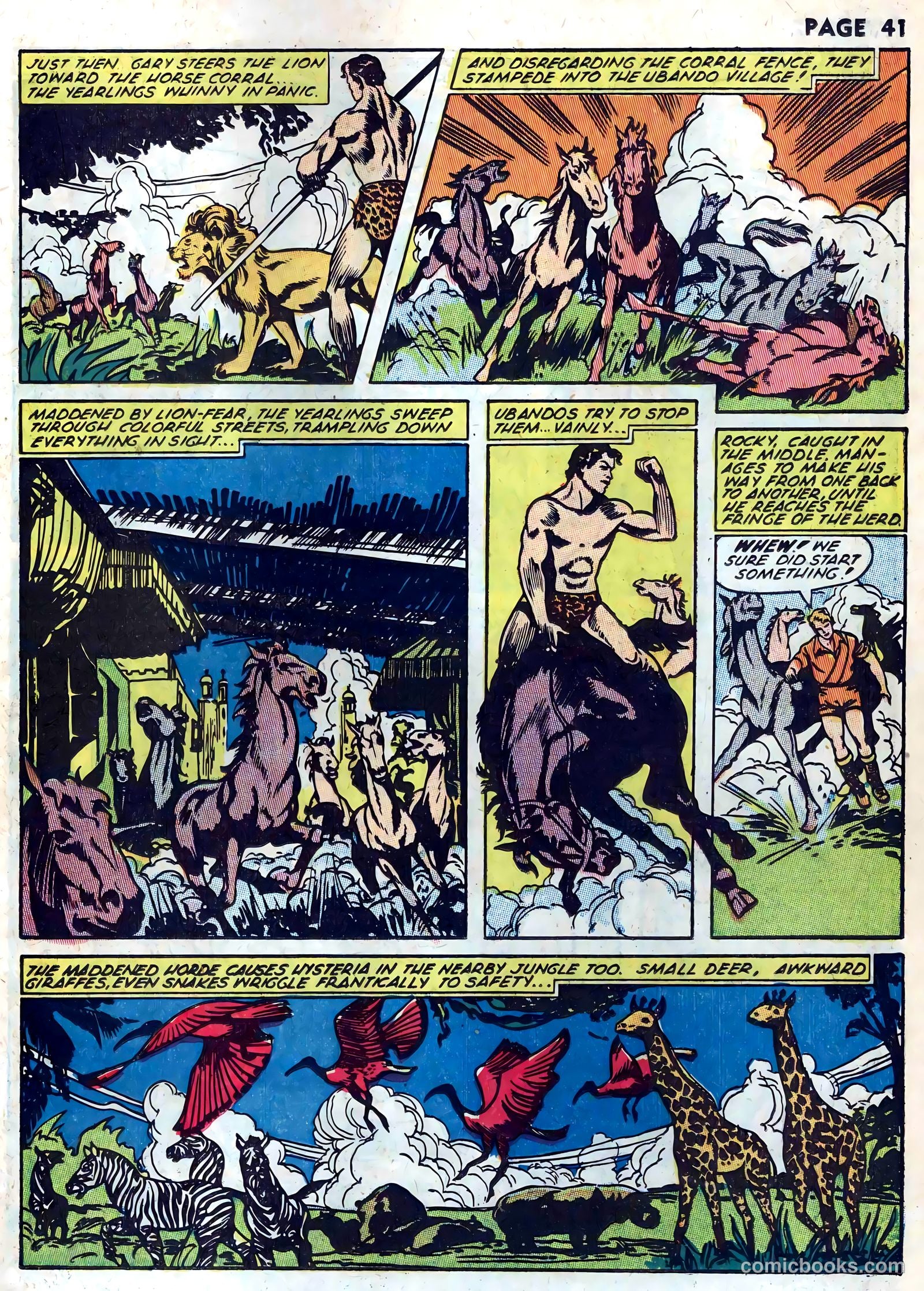 Rangers Comics #8 (1942) — page 43 of 68