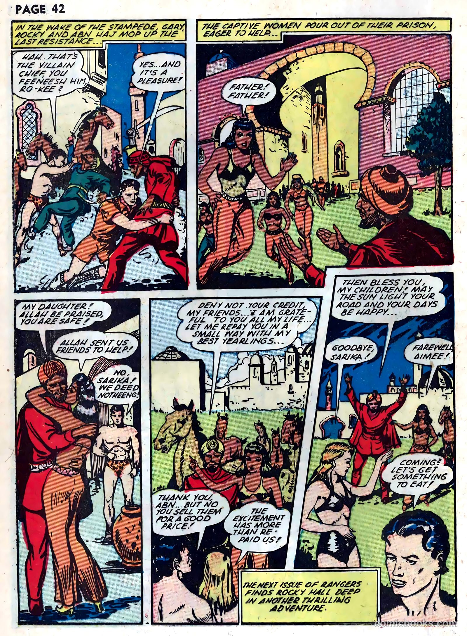 Rangers Comics #8 (1942) — page 44 of 68