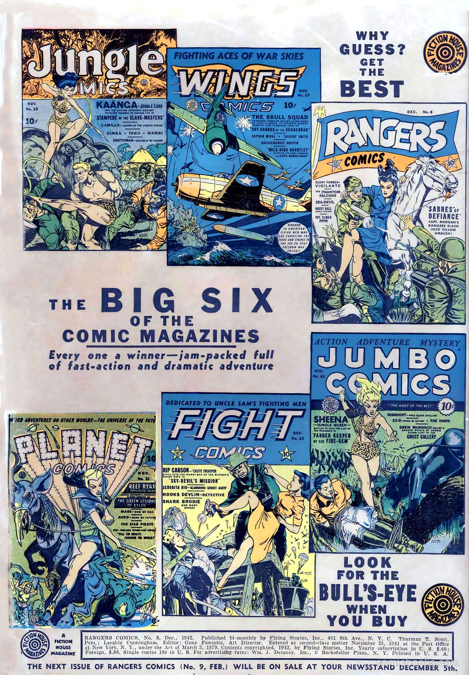 Rangers Comics #8 (1942) — page 67 of 68