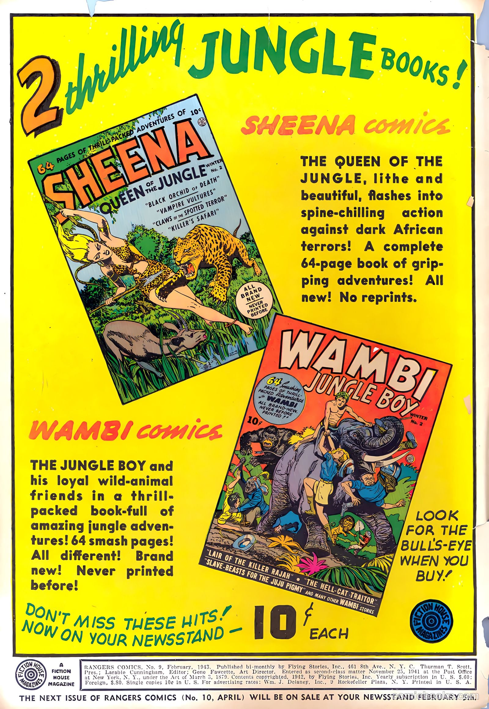 Rangers Comics #9 (1943) — page 2 of 68