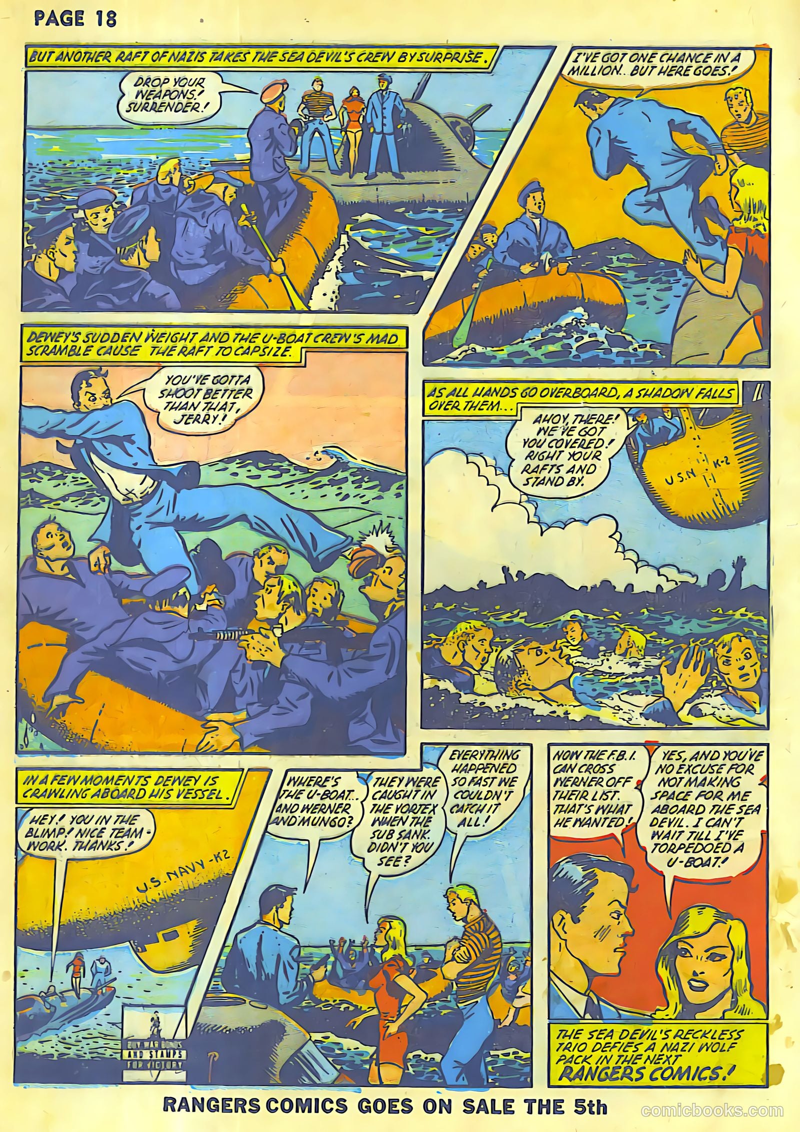 Rangers Comics #9 (1943) — page 20 of 68