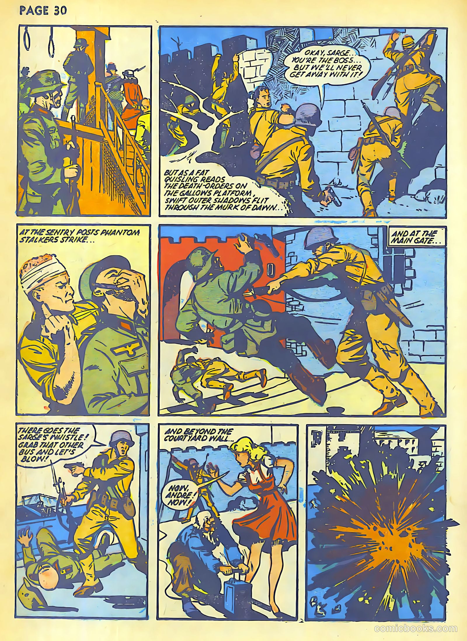 Rangers Comics #9 (1943) — page 32 of 68