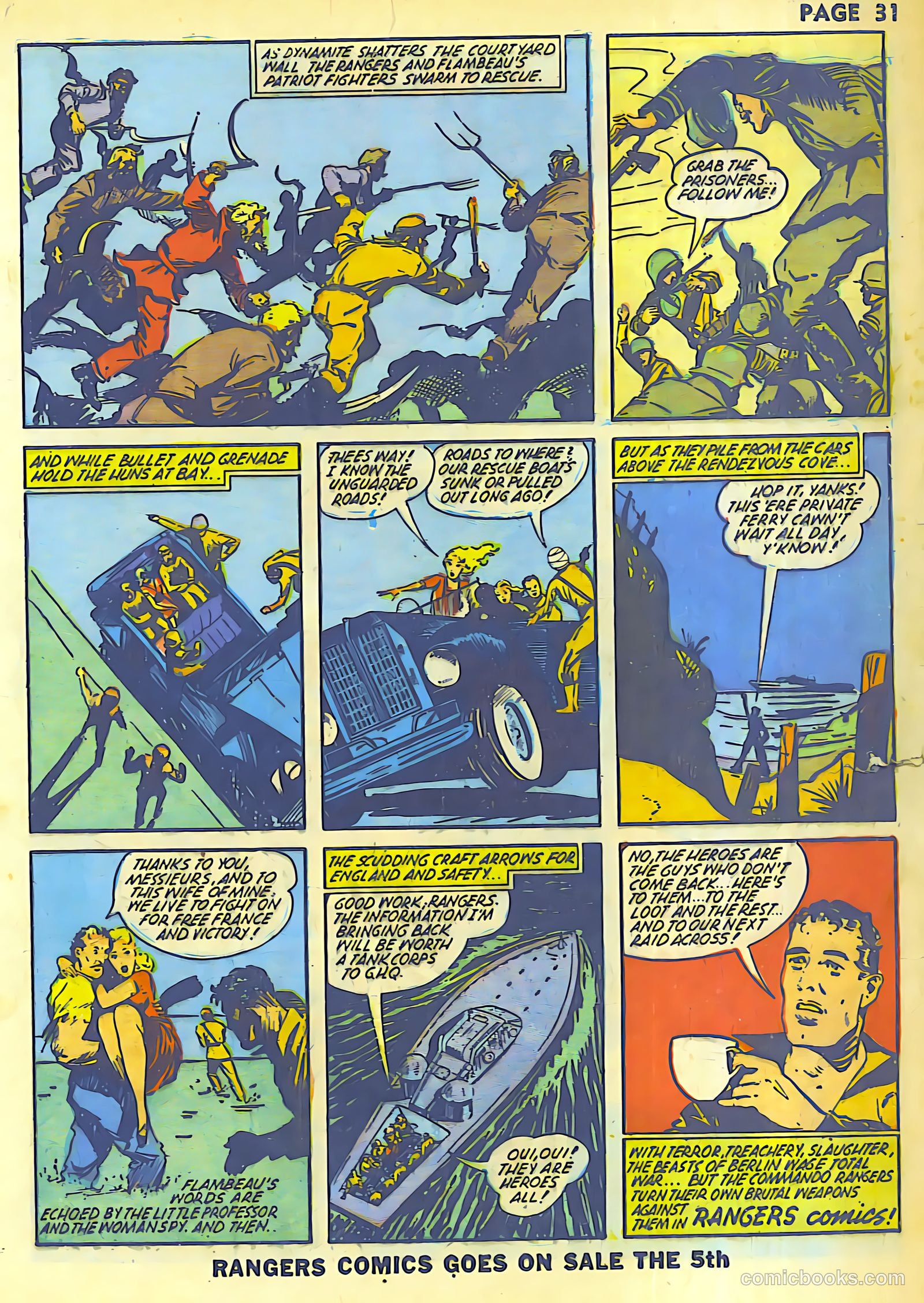 Rangers Comics #9 (1943) — page 33 of 68