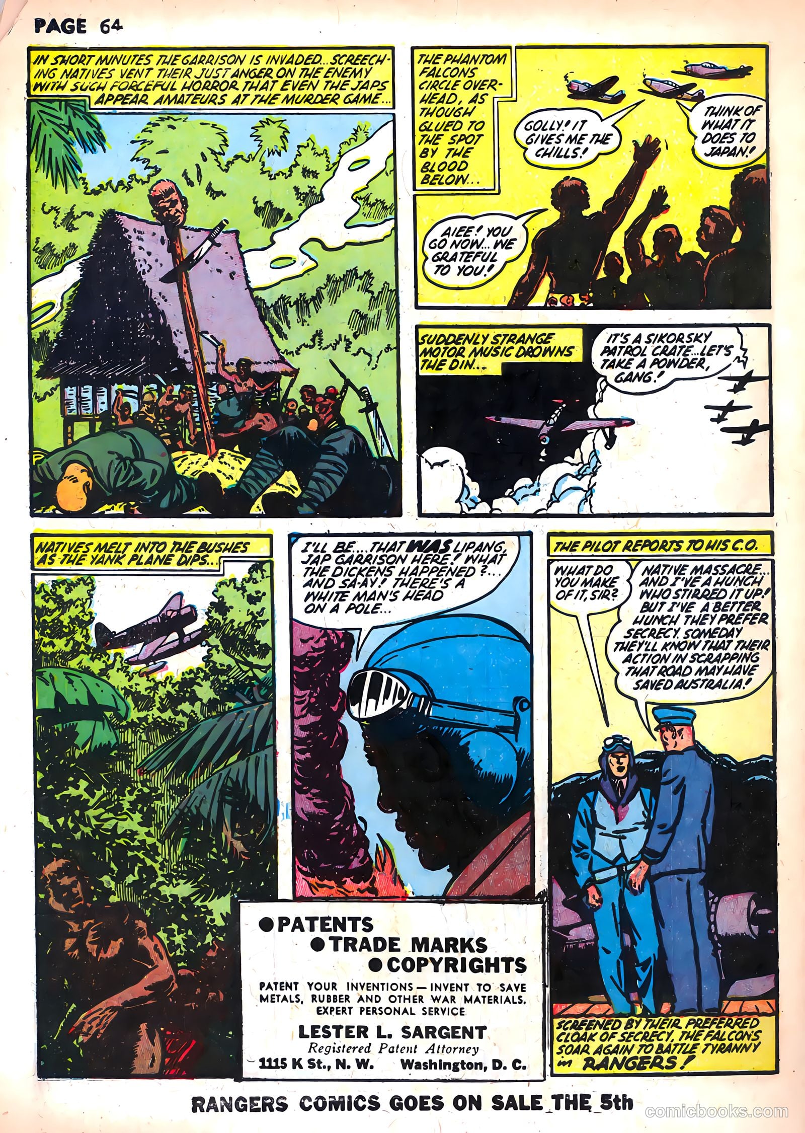 Rangers Comics #9 (1943) — page 66 of 68