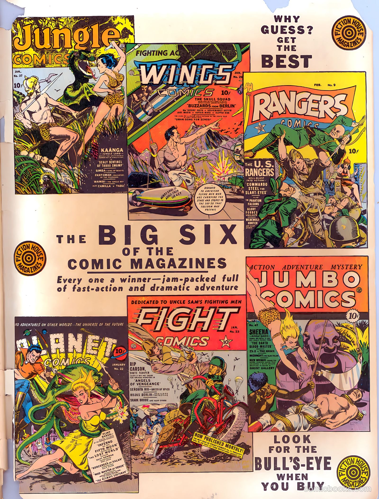 Rangers Comics #9 (1943) — page 67 of 68