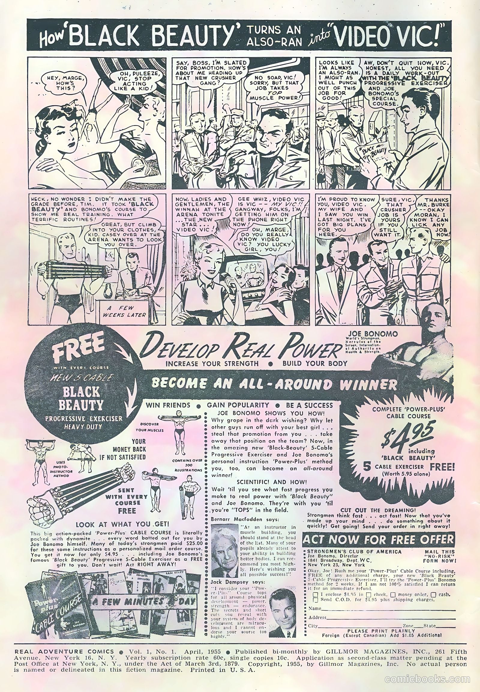 Real Adventure Comics #1 (1955) — page 2 of 36