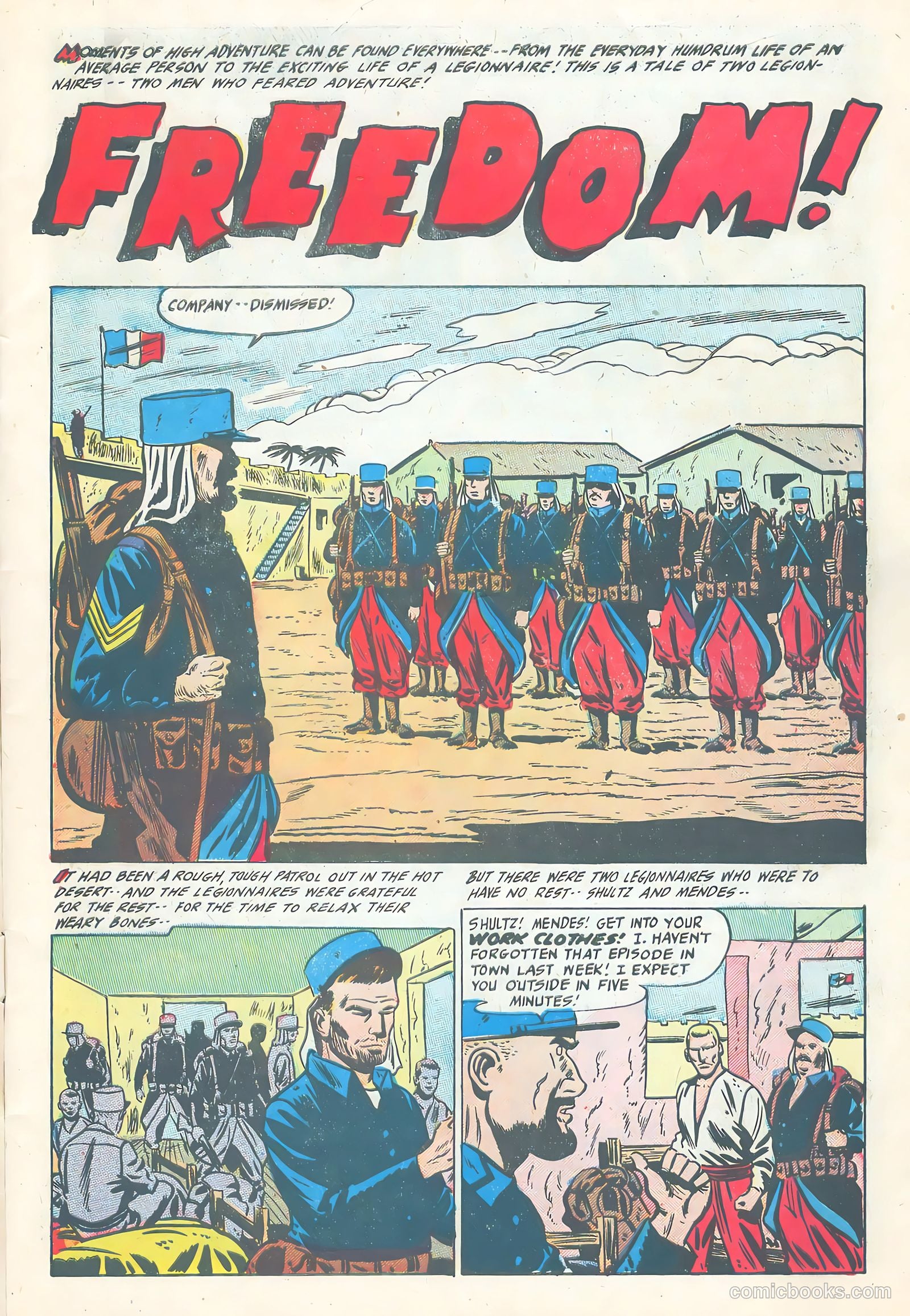 Real Adventure Comics #1 (1955) — page 3 of 36