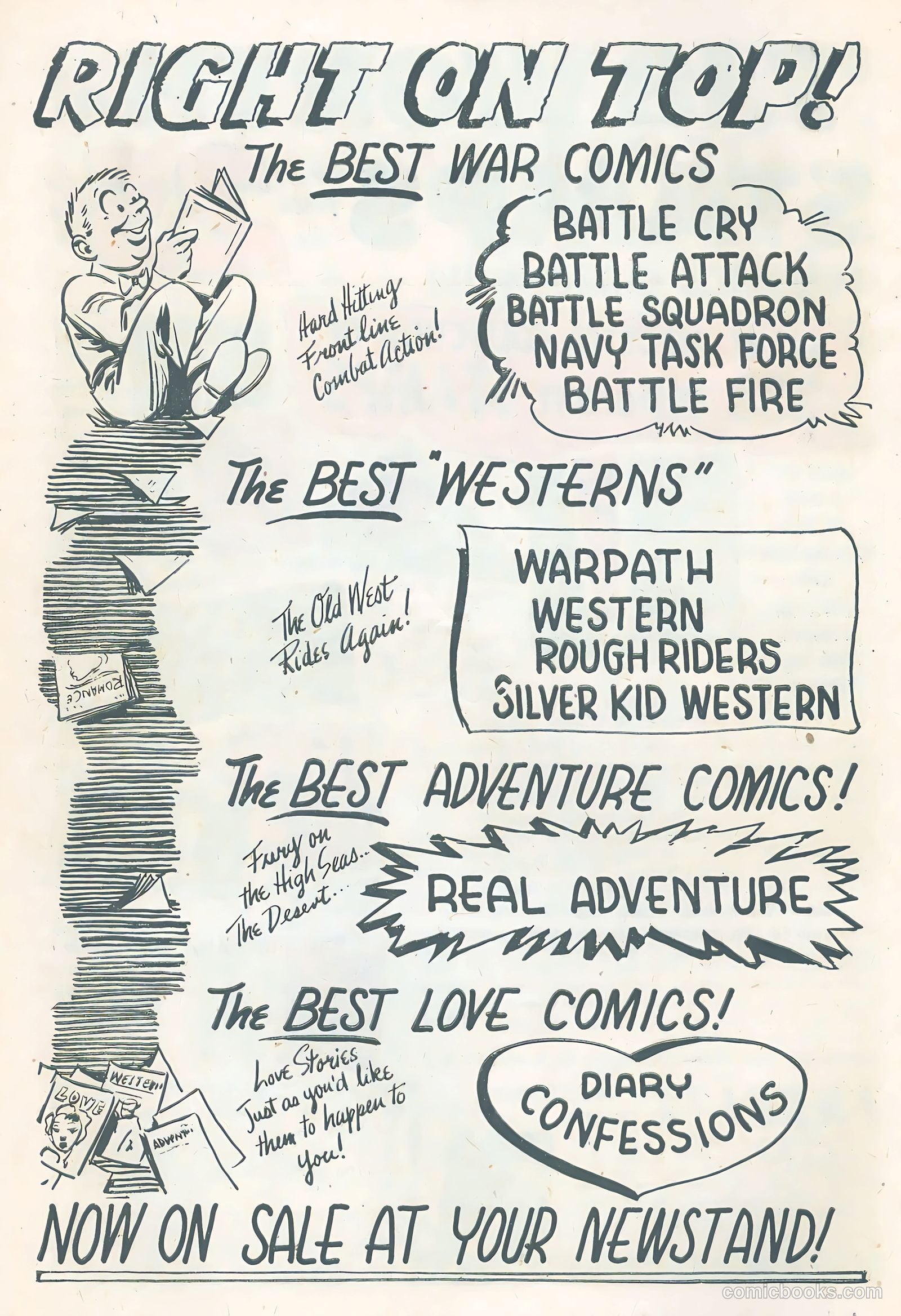 Real Adventure Comics #1 (1955) — page 10 of 36