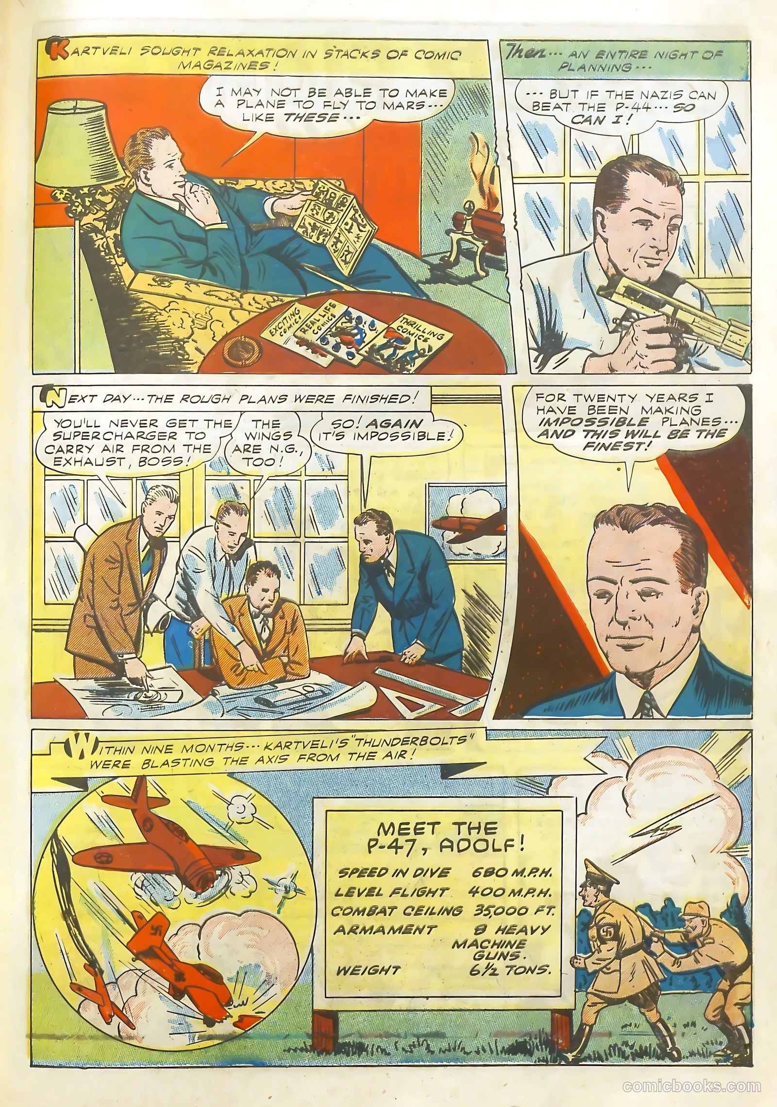 Real Adventure Comics #13 (1942) — page 50 of 61