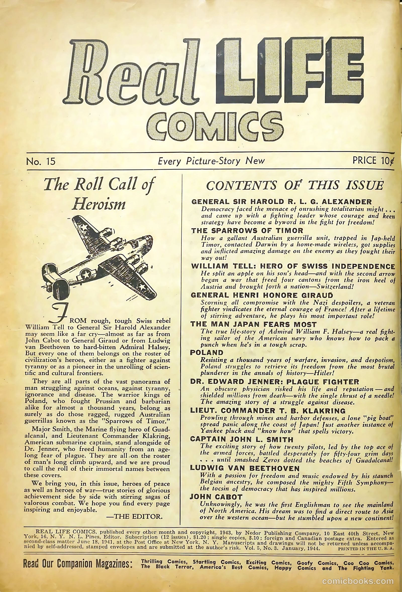 Real Adventure Comics #15 (1944) — page 2 of 60