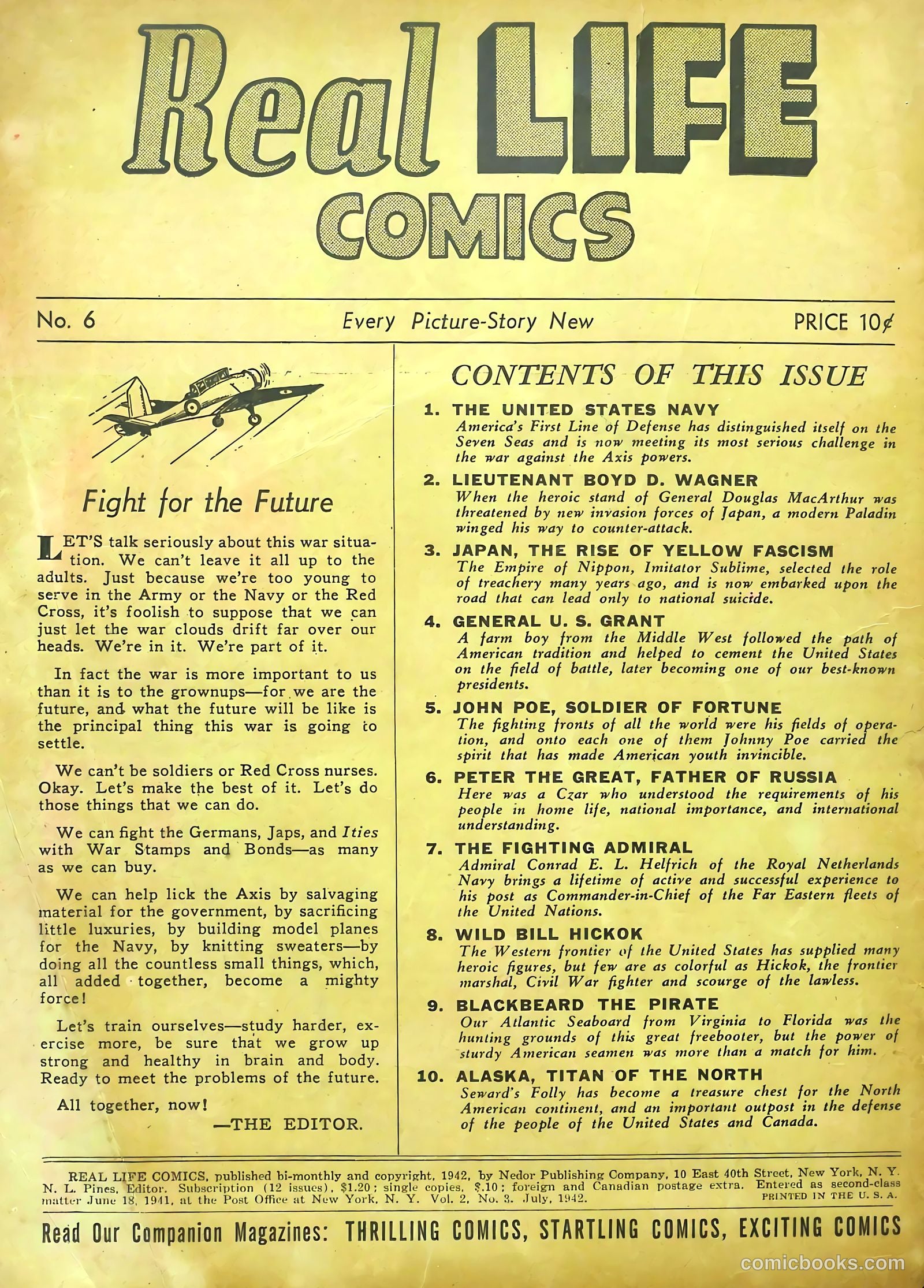 Real Adventure Comics #6 (1942) — page 2 of 68