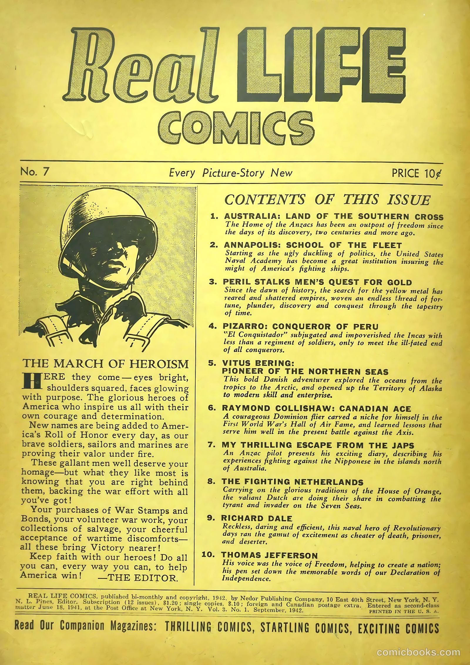 Real Adventure Comics #7 (1942) — page 2 of 68