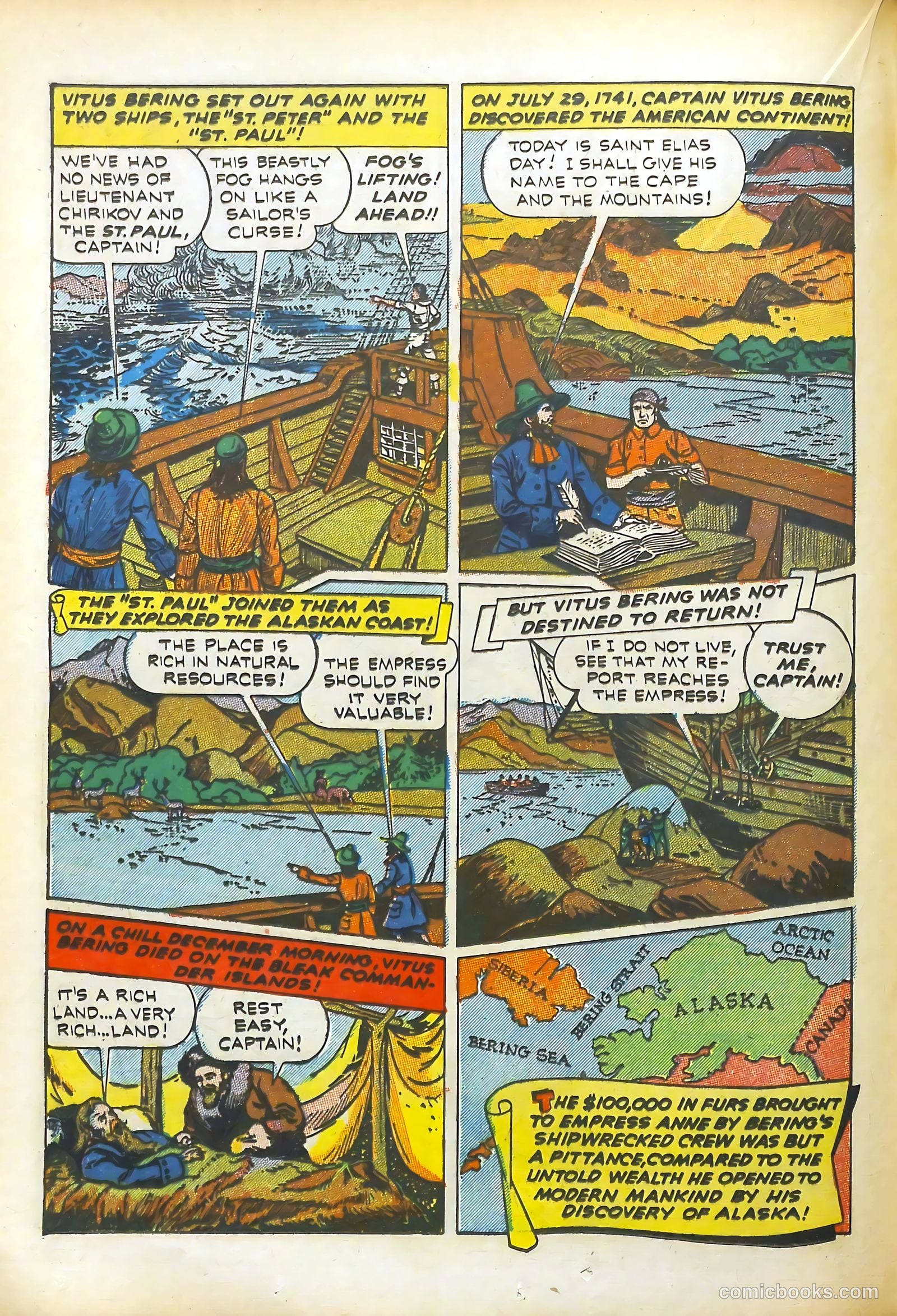 Real Adventure Comics #7 (1942) — page 36 of 68