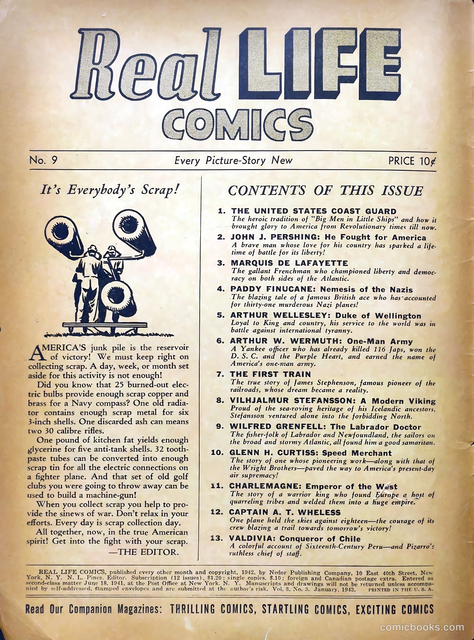 Real Adventure Comics #9 (1943) — page 2 of 67