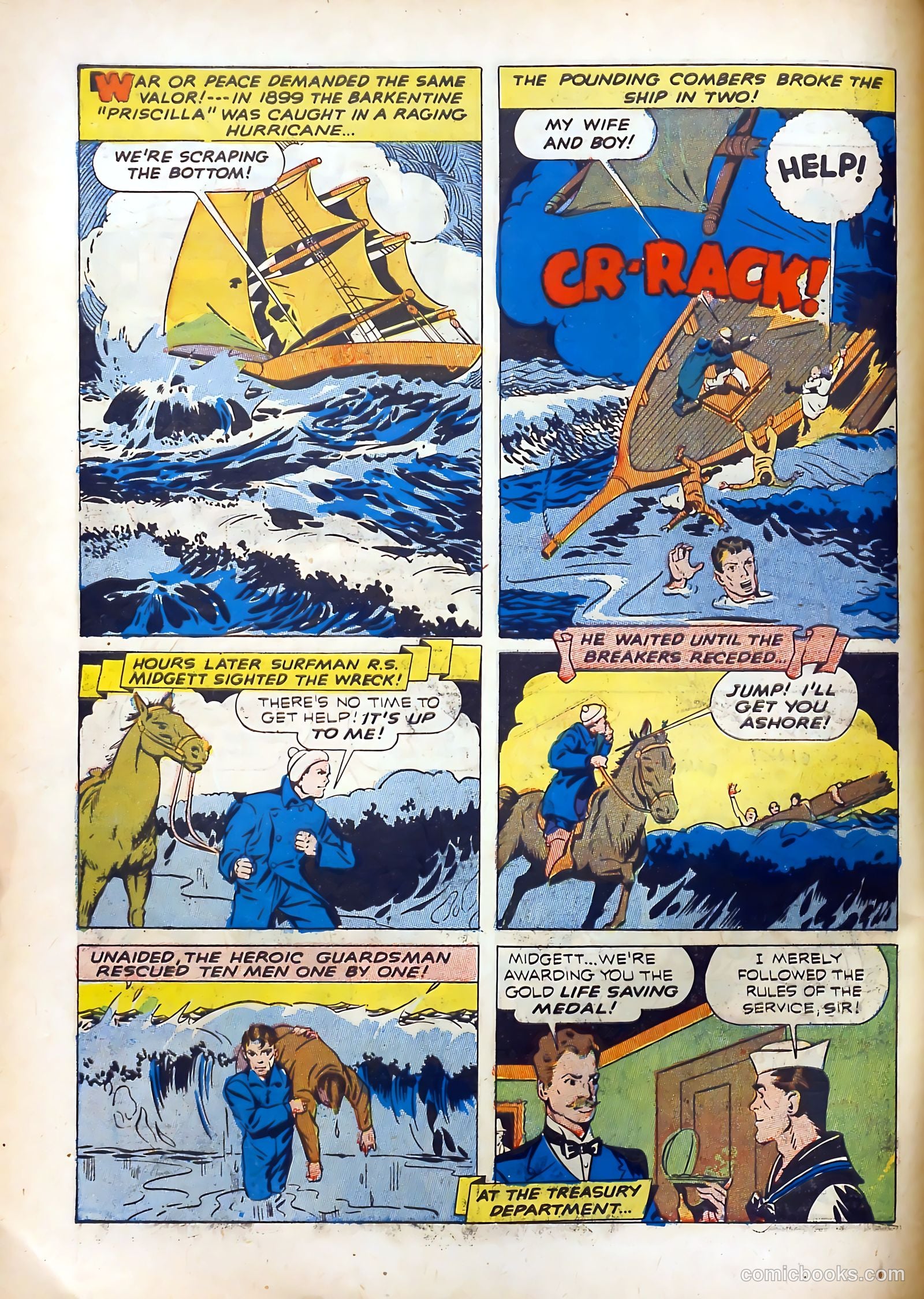 Real Adventure Comics #9 (1943) — page 6 of 67
