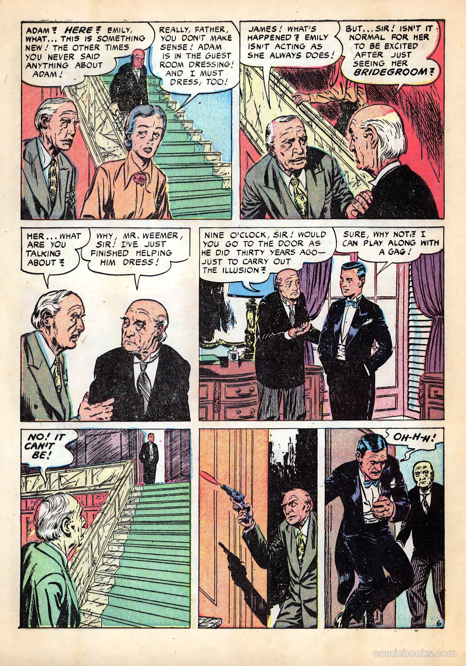 Real Clue Crime Stories #1 (1951) — page 8 of 36