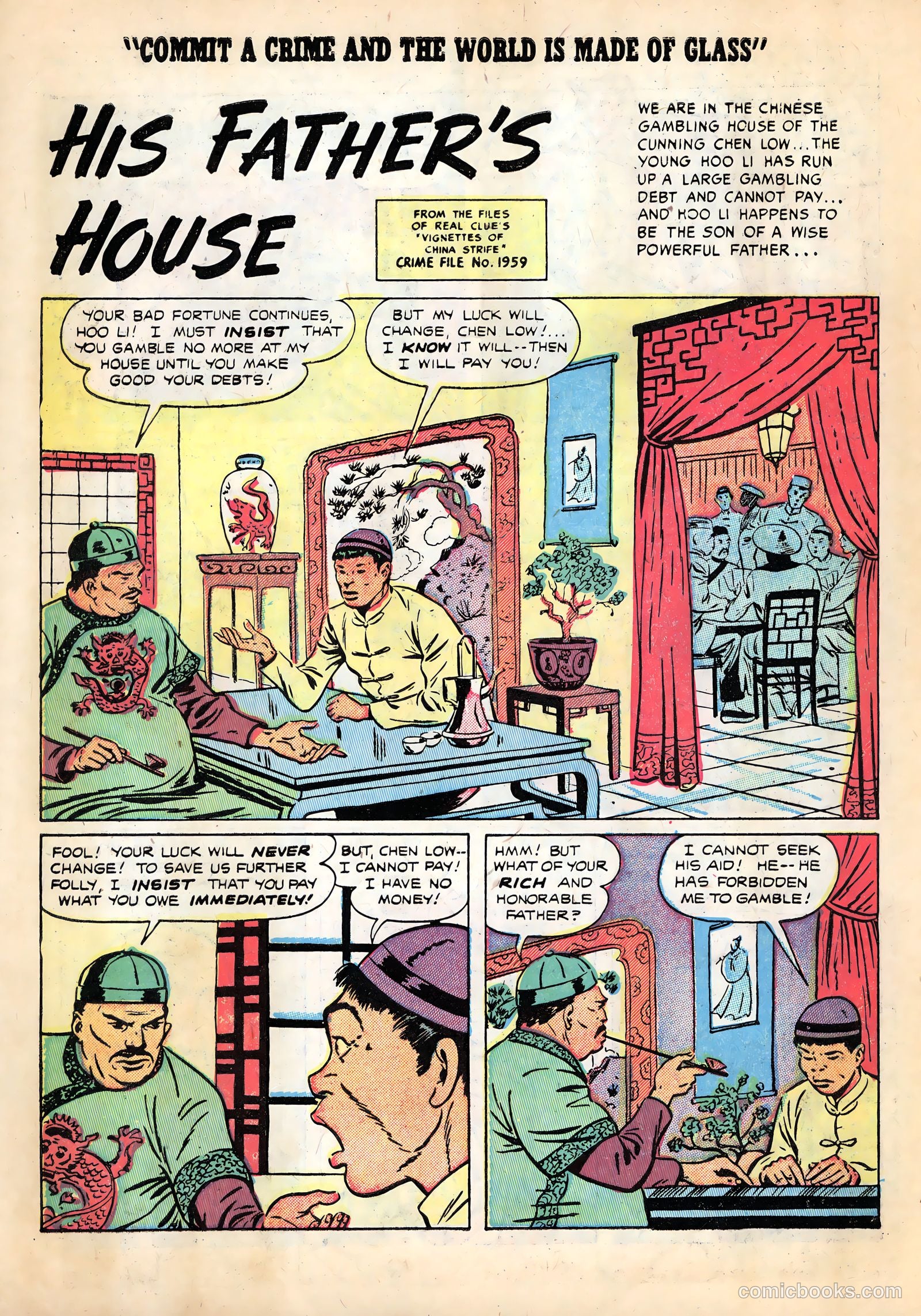 Real Clue Crime Stories #1 (1951) — page 10 of 36