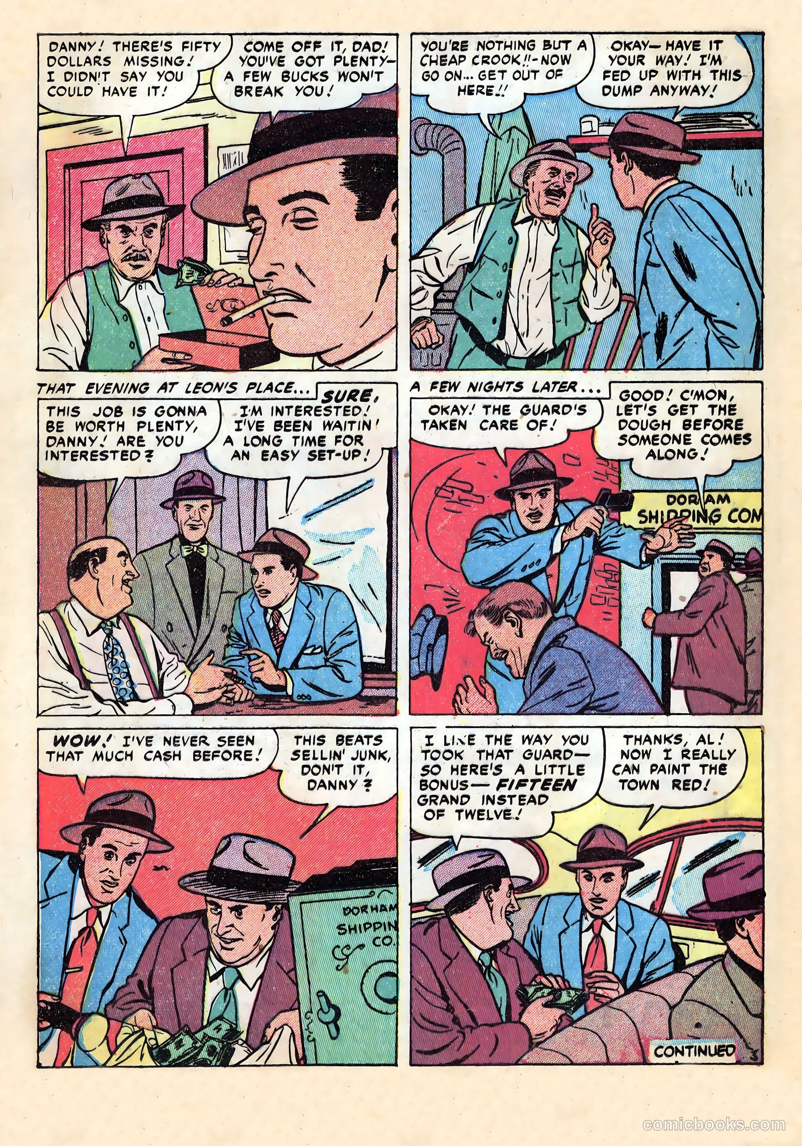 Real Clue Crime Stories #1 (1951) — page 20 of 36