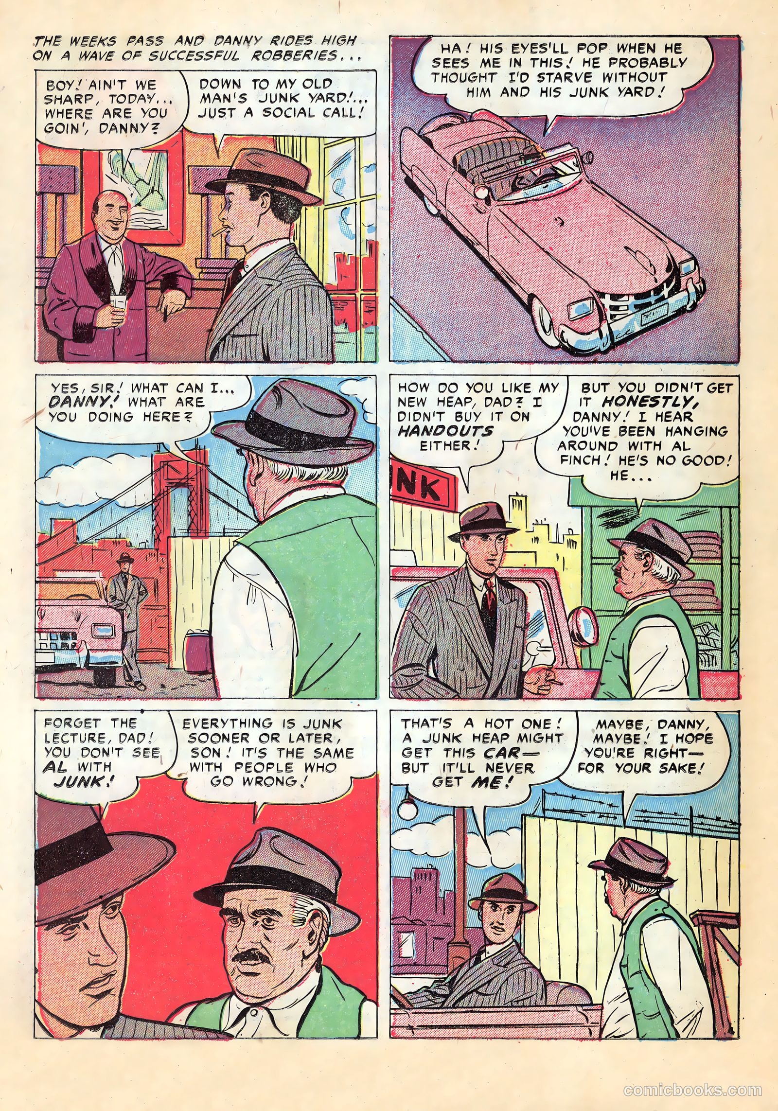 Real Clue Crime Stories #1 (1951) — page 22 of 36