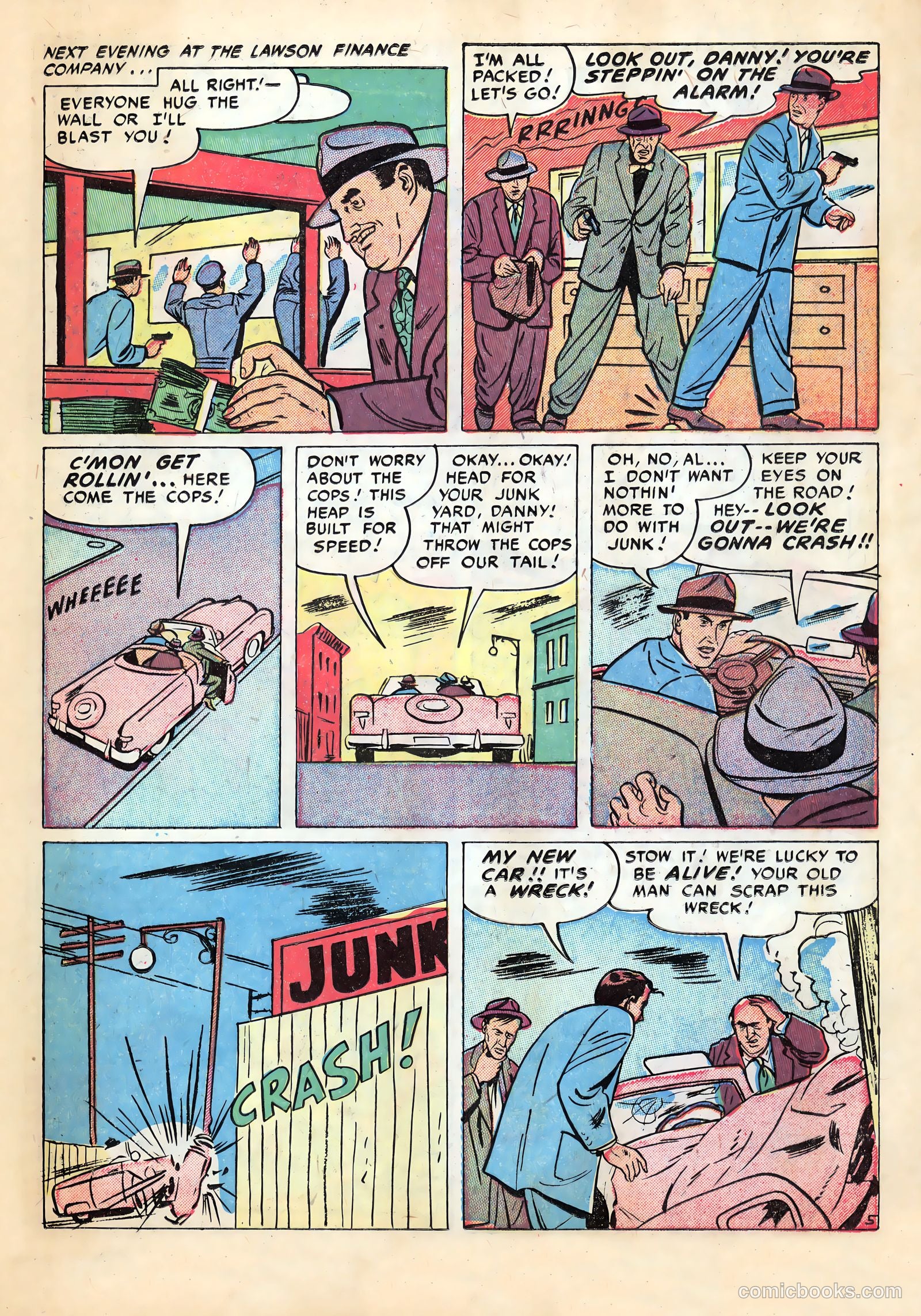Real Clue Crime Stories #1 (1951) — page 23 of 36