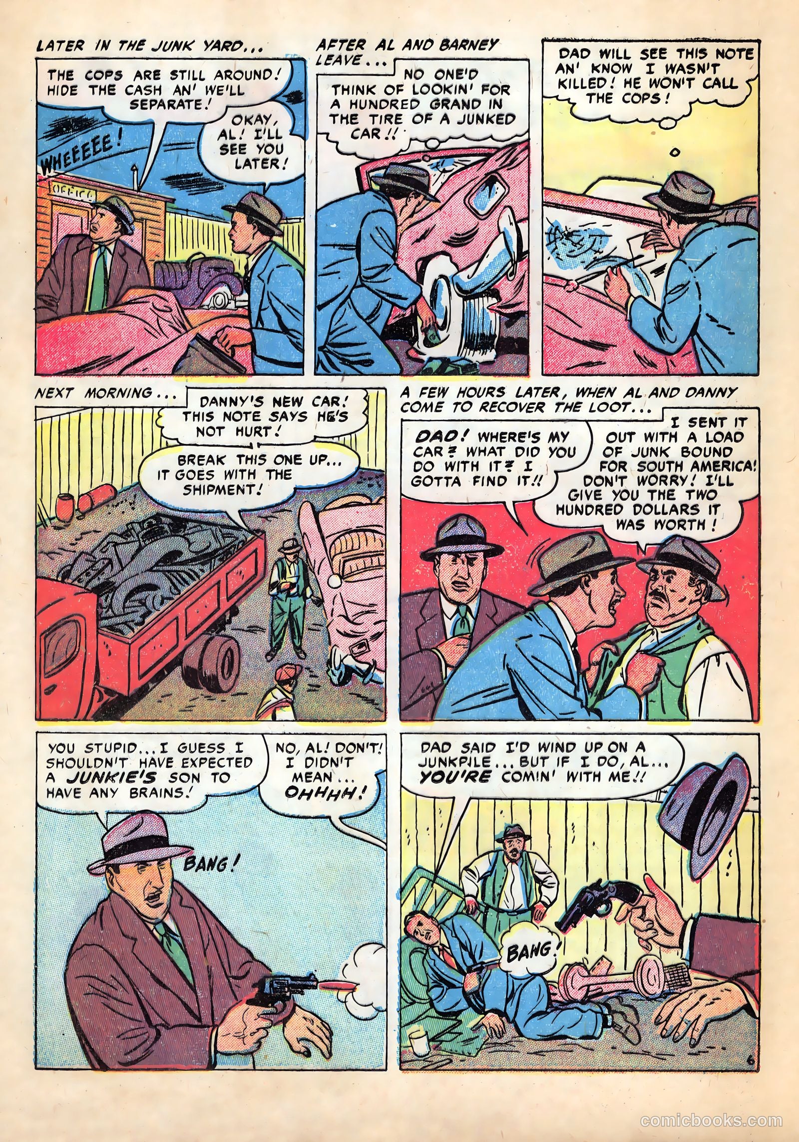 Real Clue Crime Stories #1 (1951) — page 24 of 36
