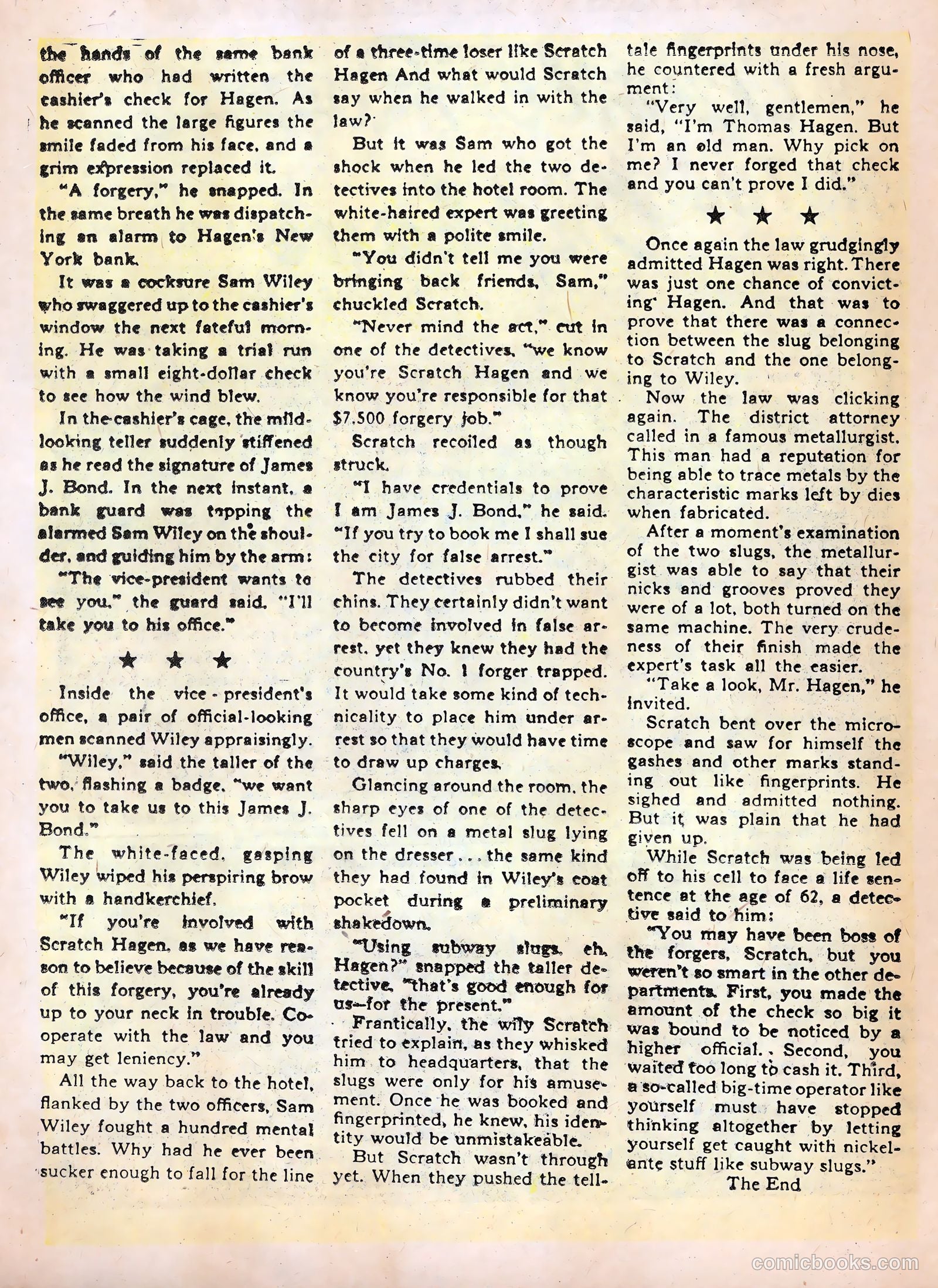 Real Clue Crime Stories #1 (1951) — page 26 of 36