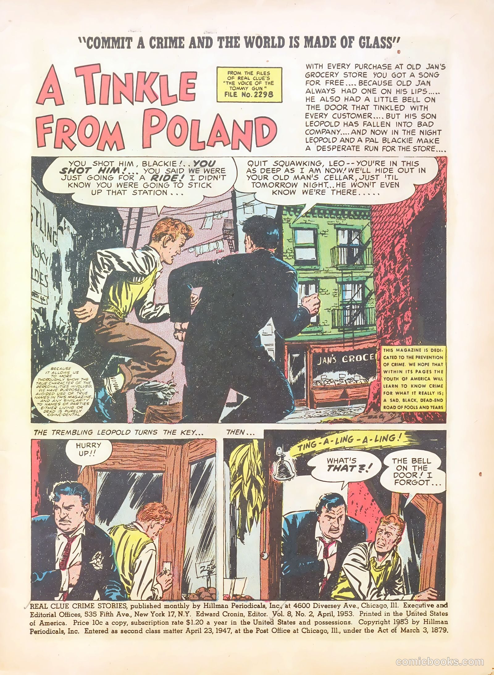Real Clue Crime Stories #2 (1951) — page 3 of 37