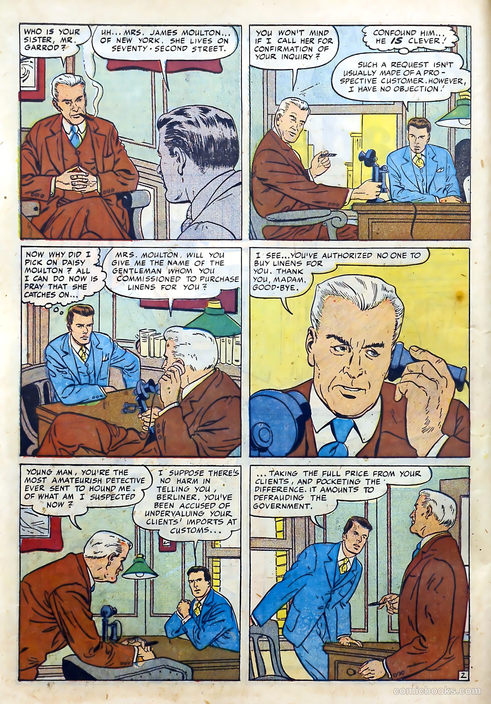 Real Clue Crime Stories #3 (1950) — page 14 of 52