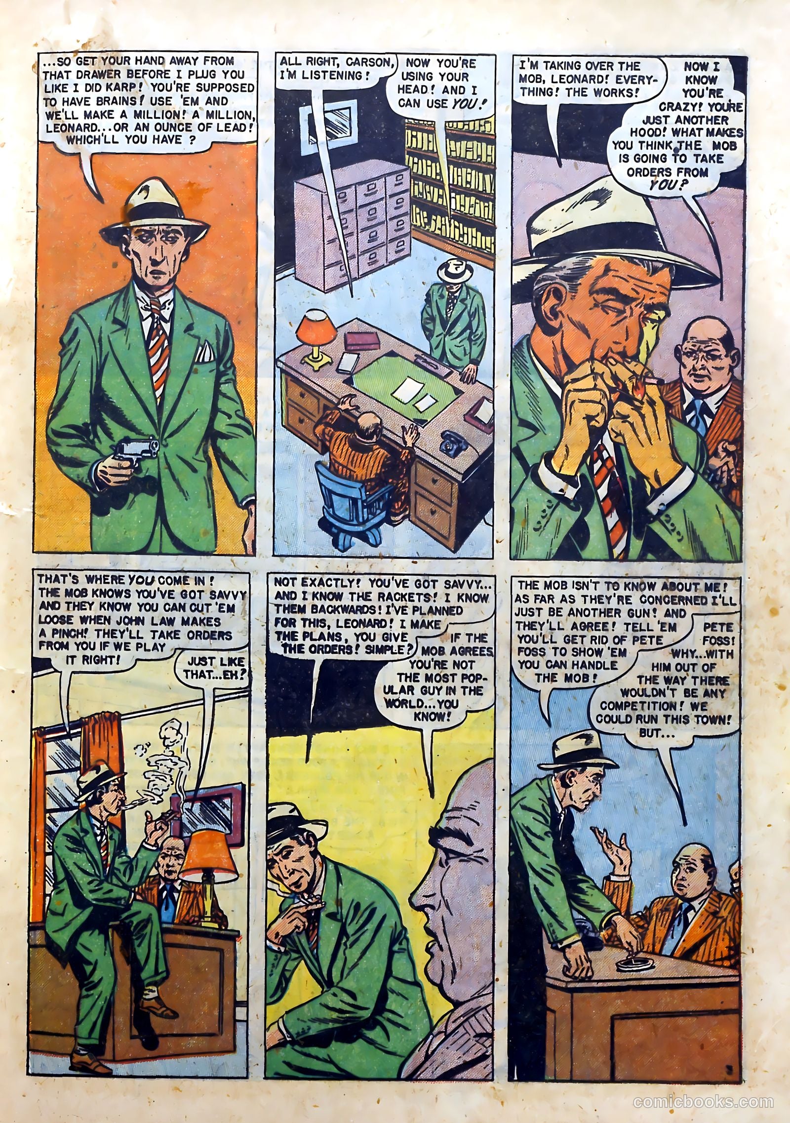 Real Clue Crime Stories #3 (1950) — page 21 of 52