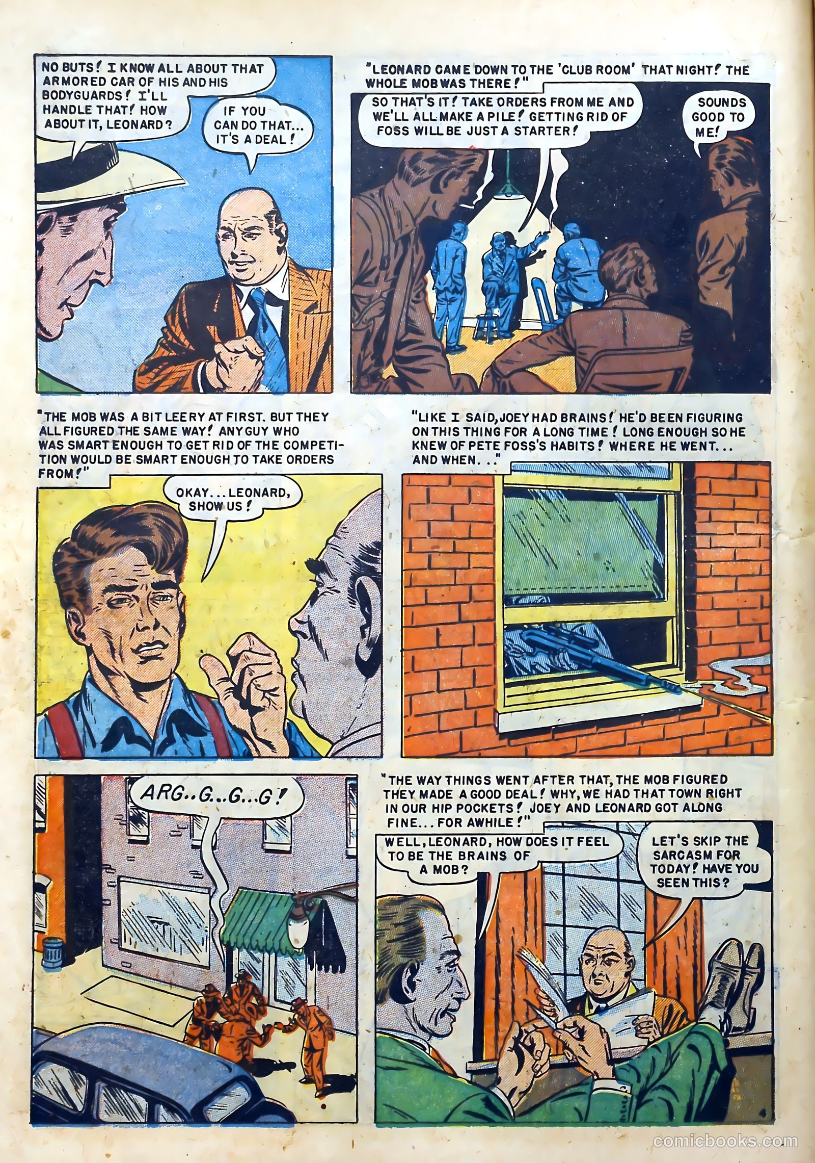 Real Clue Crime Stories #3 (1950) — page 22 of 52
