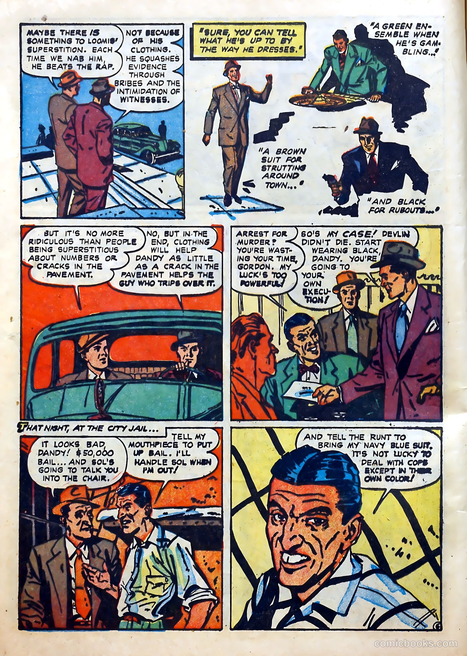 Real Clue Crime Stories #5 (1952) — page 8 of 68