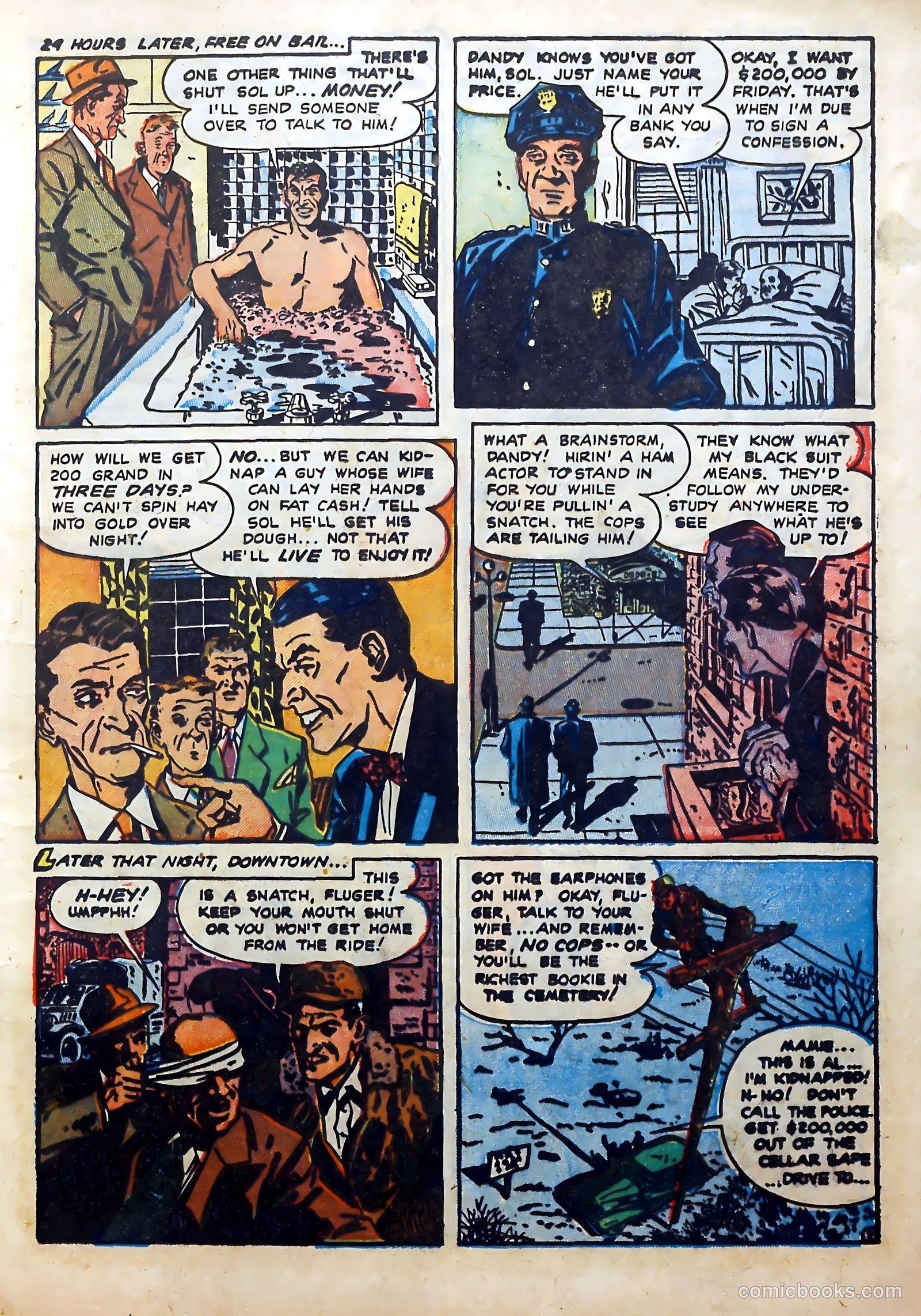 Real Clue Crime Stories #5 (1952) — page 9 of 68