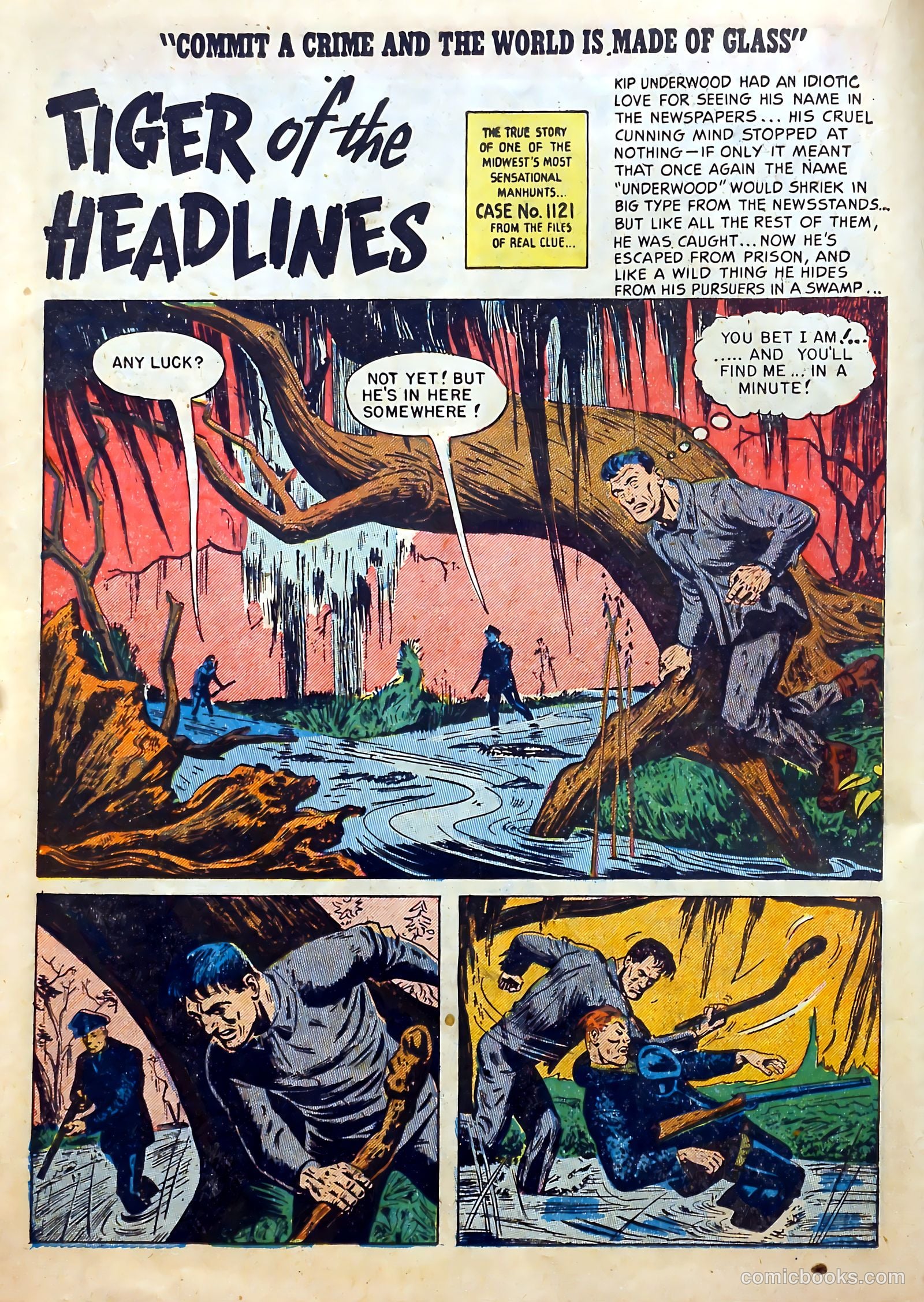 Real Clue Crime Stories #5 (1952) — page 30 of 68