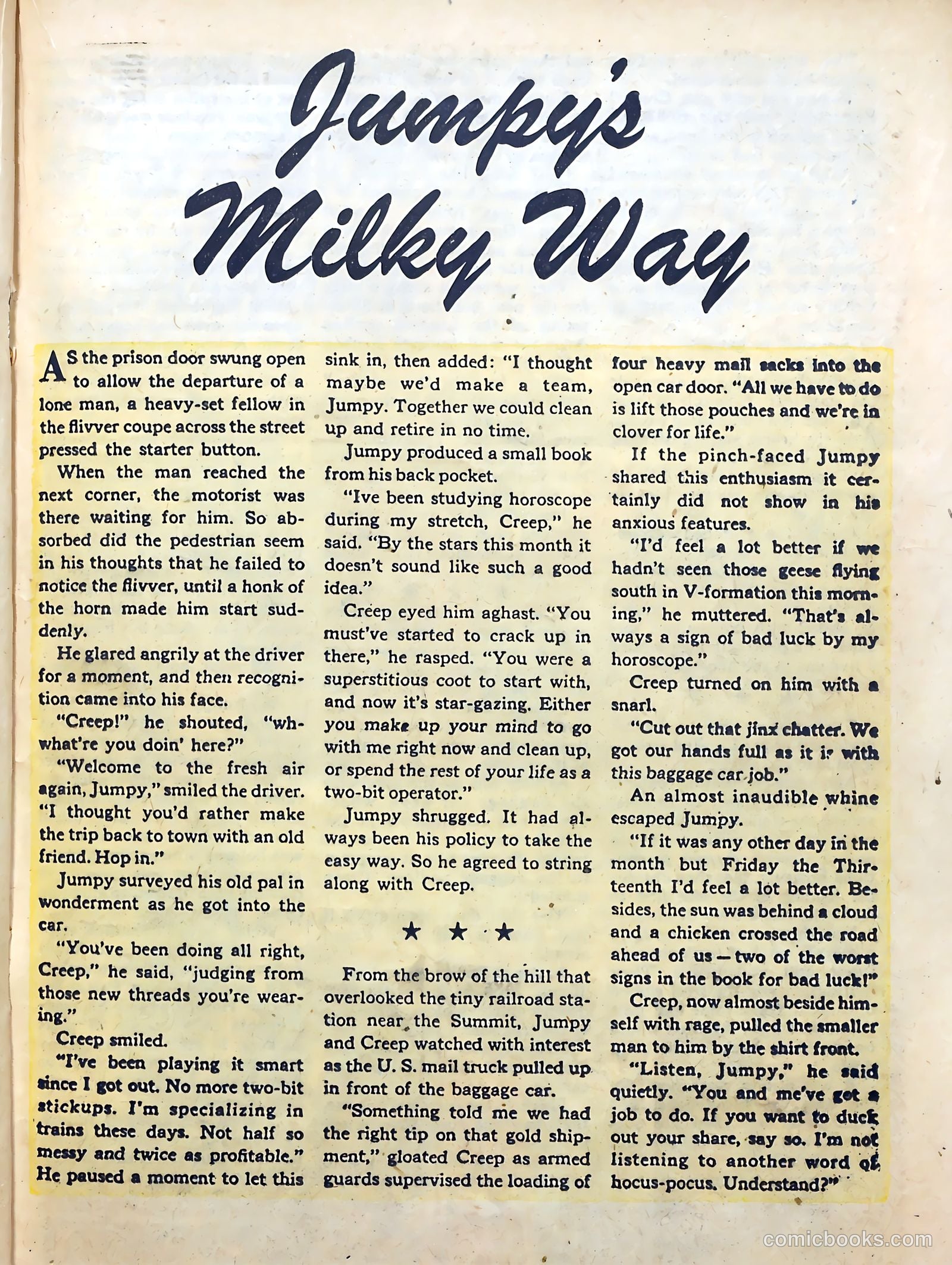 Real Clue Crime Stories #5 (1952) — page 37 of 68