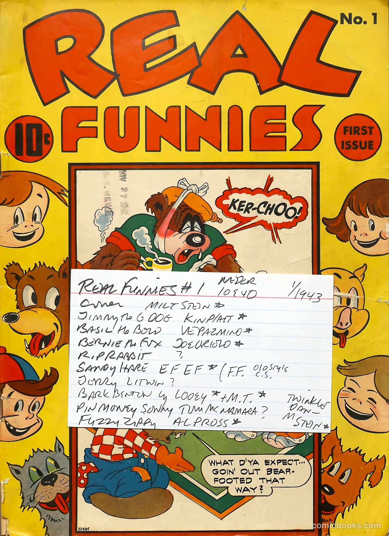 Real Funnies #1 (1943) — page 69 of 69